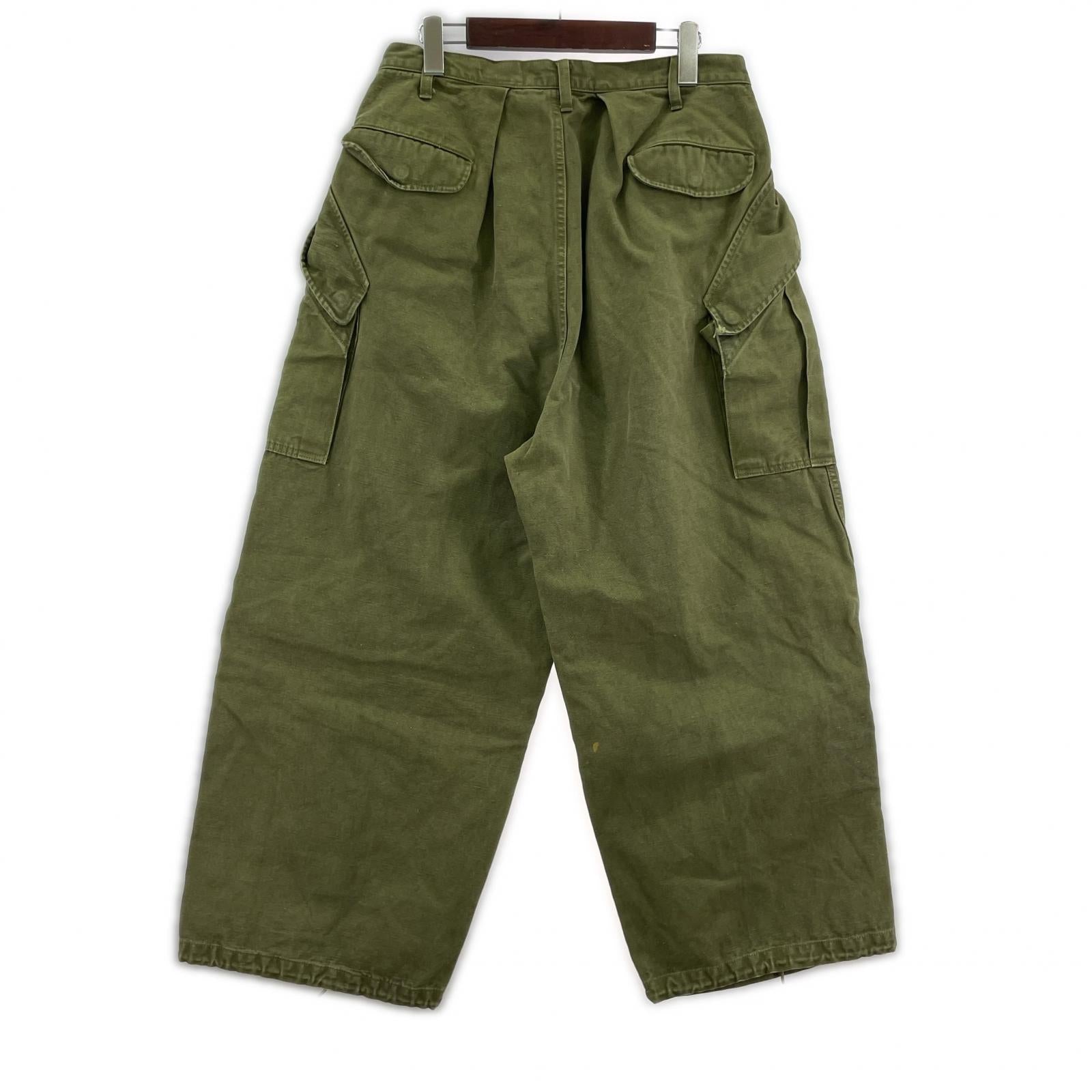 パンツ Gurank CH cargo pants グランク カーゴ オリーブ 32