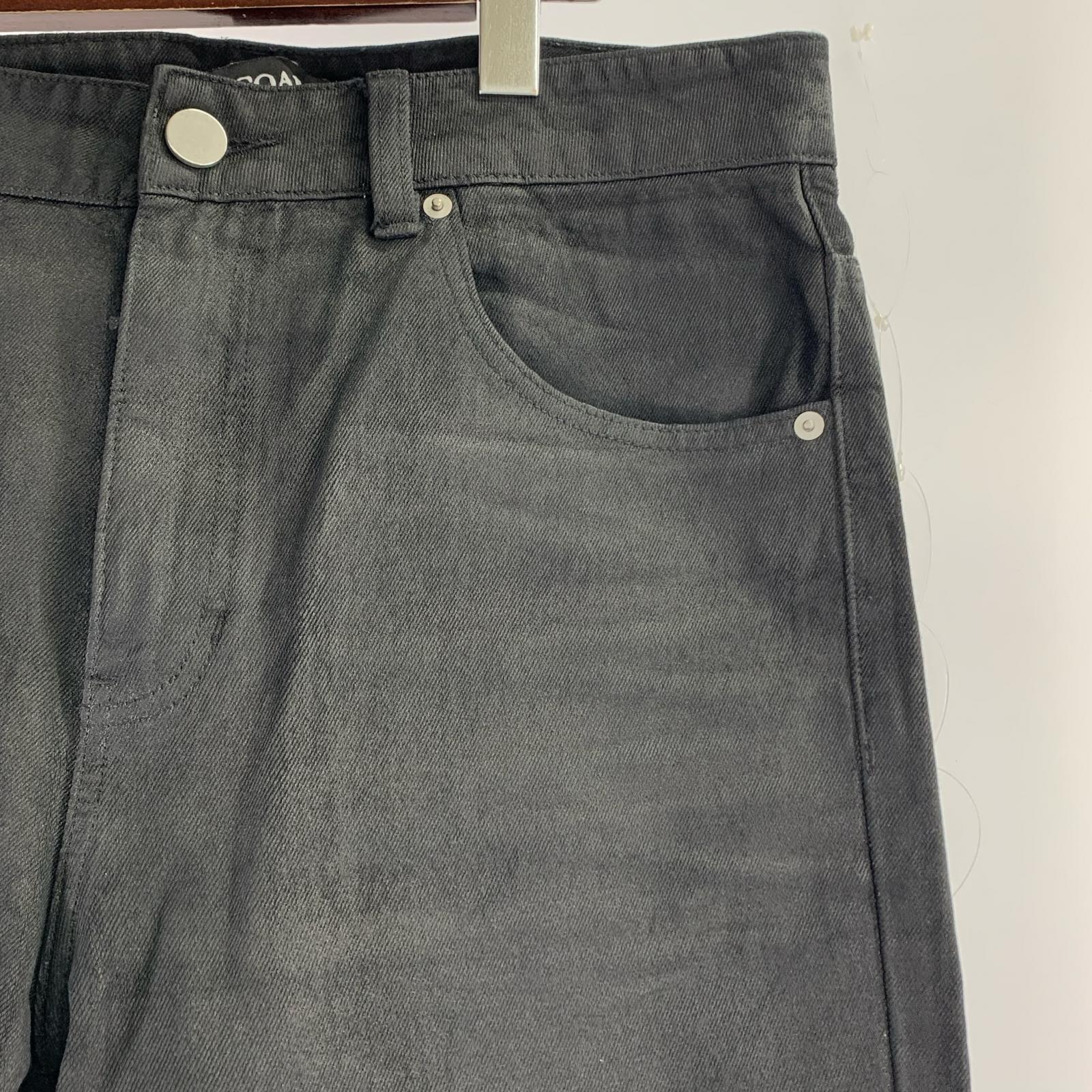 パンツ GOAR ARCHIVE STRAPPED FLARE OIL PANTS L ブラック