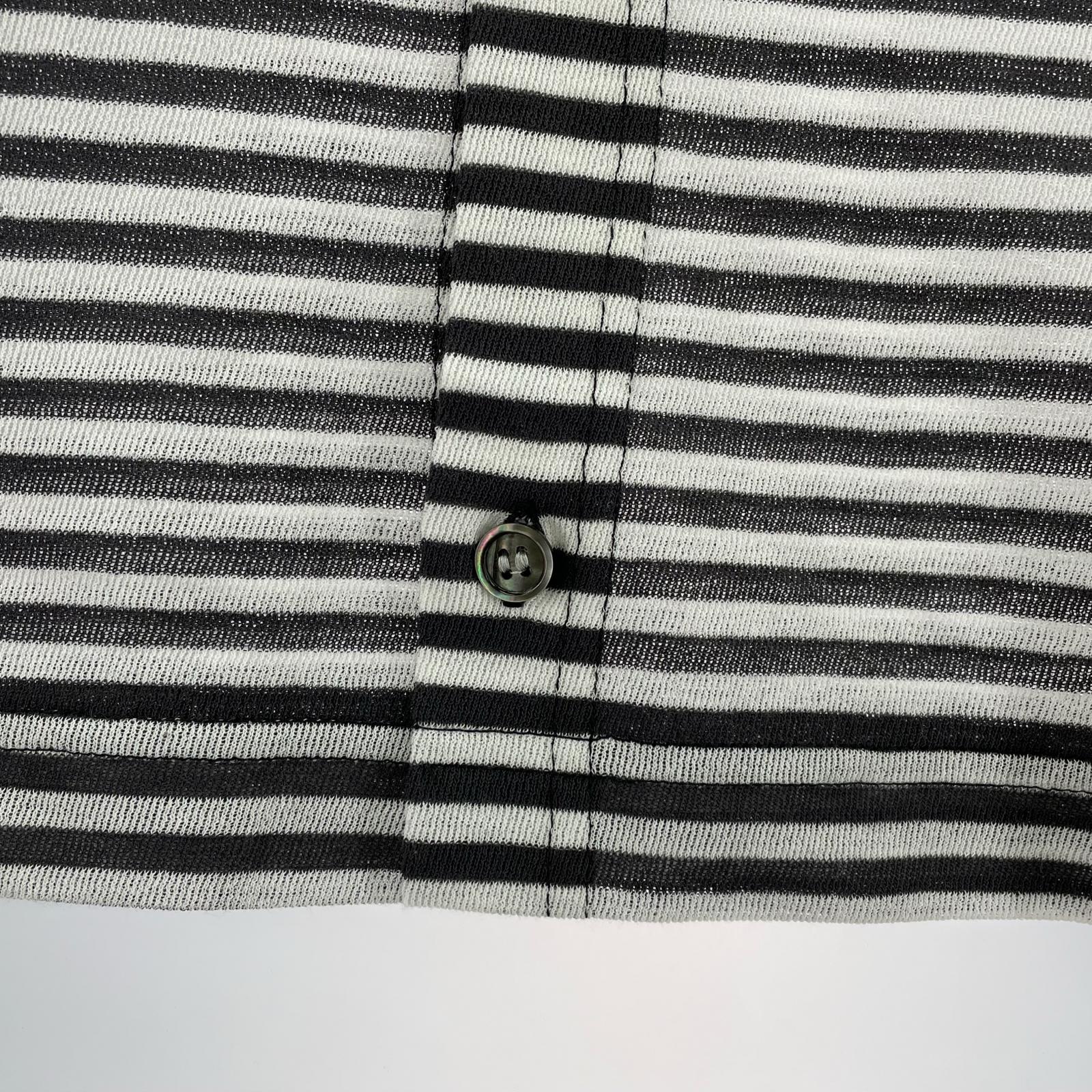 長袖Tシャツ JUNYA WATANABE COMME des GARCONS 26SS 綿エステル天竺ボーダーカーディガン S AD2025 JQ-T030 S