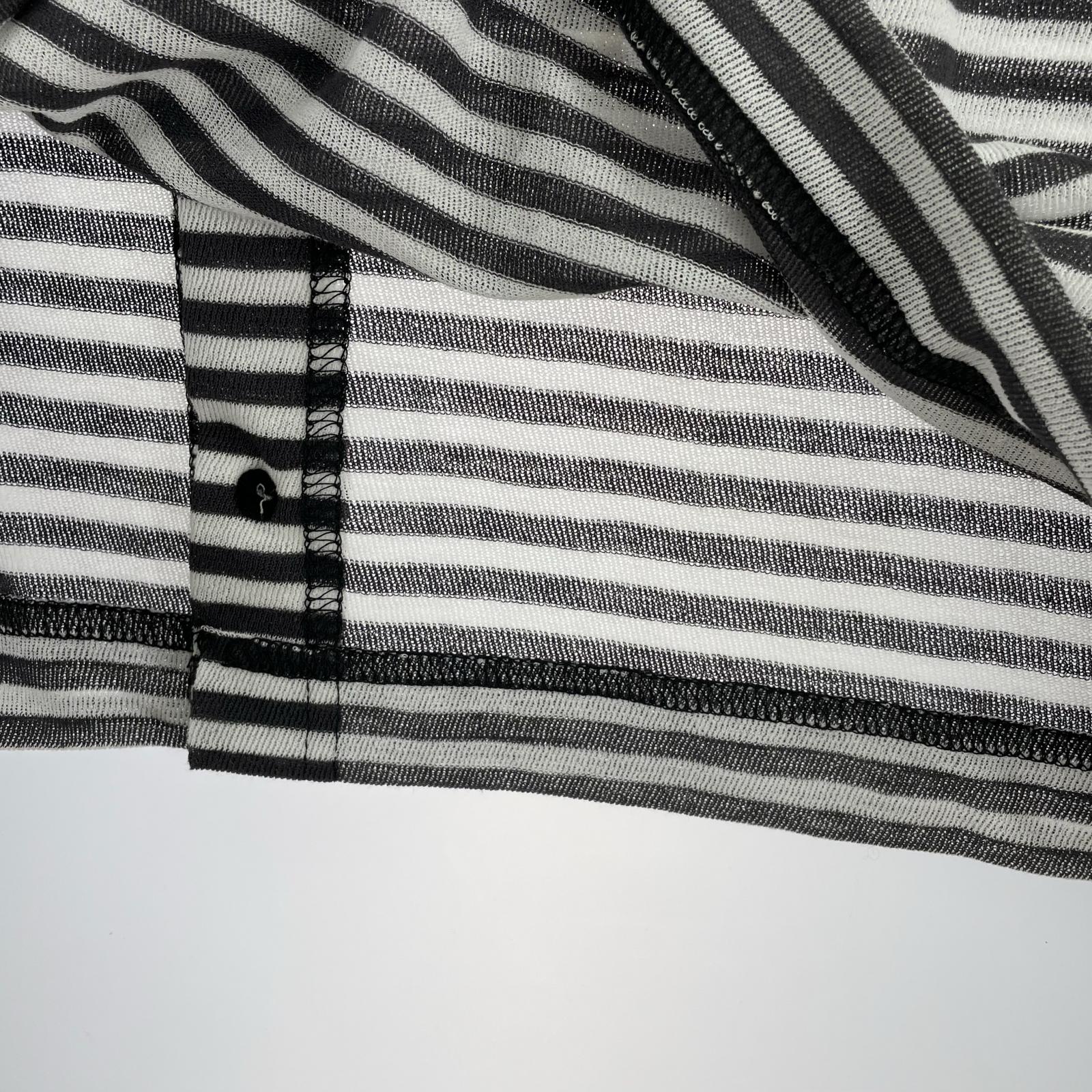 長袖Tシャツ JUNYA WATANABE COMME des GARCONS 26SS 綿エステル天竺ボーダーカーディガン S AD2025 JQ-T030 S