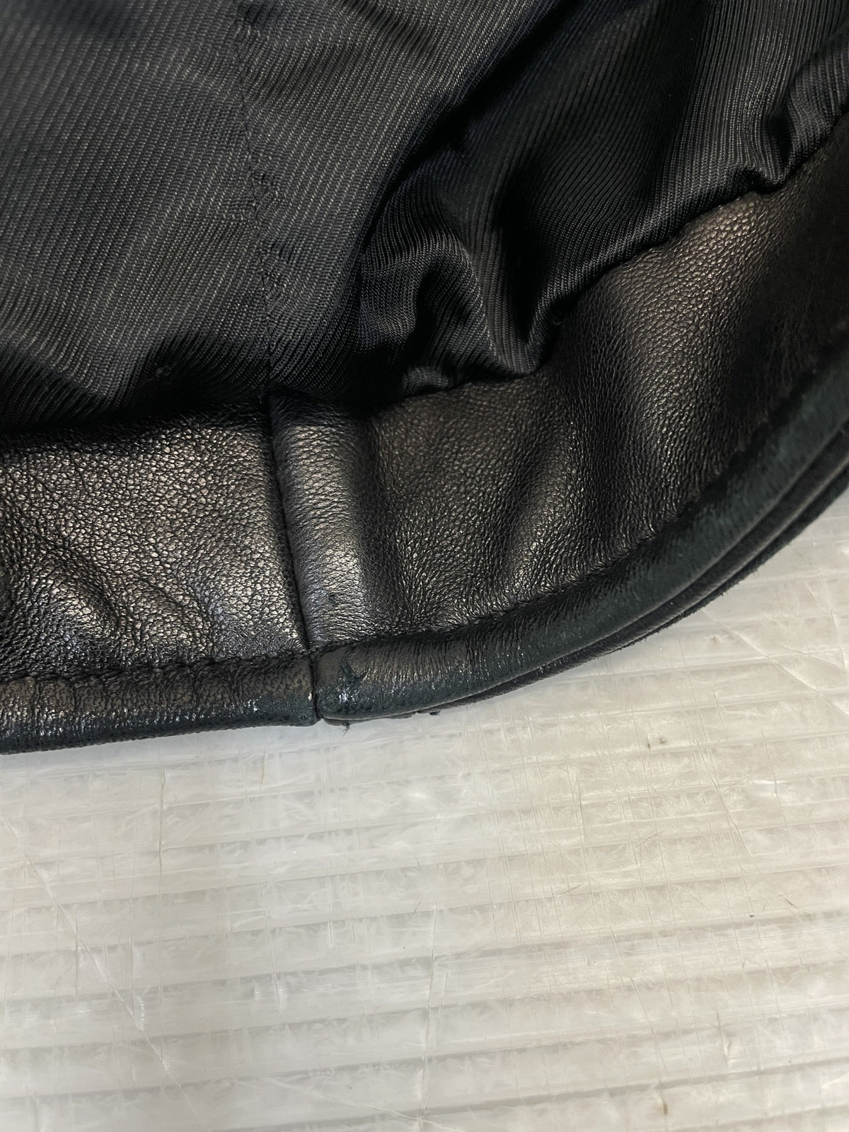BALENCIAGA ニコラ期 ラムレザー ダブルライダース 36 黒 180174