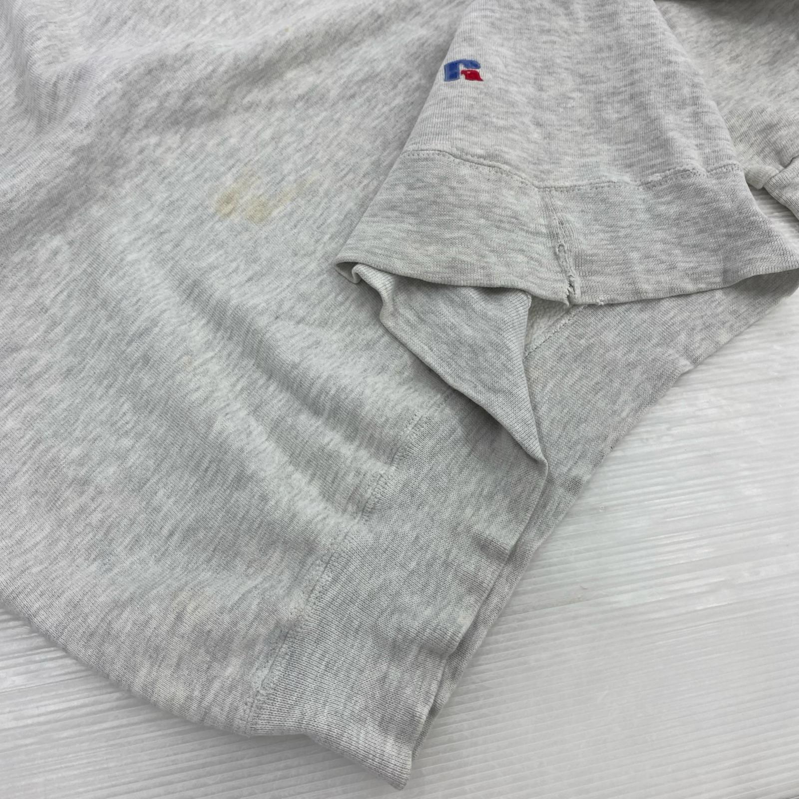 スウェット RUSSELLボディ 前Vスウェット GRY (M) グレー
