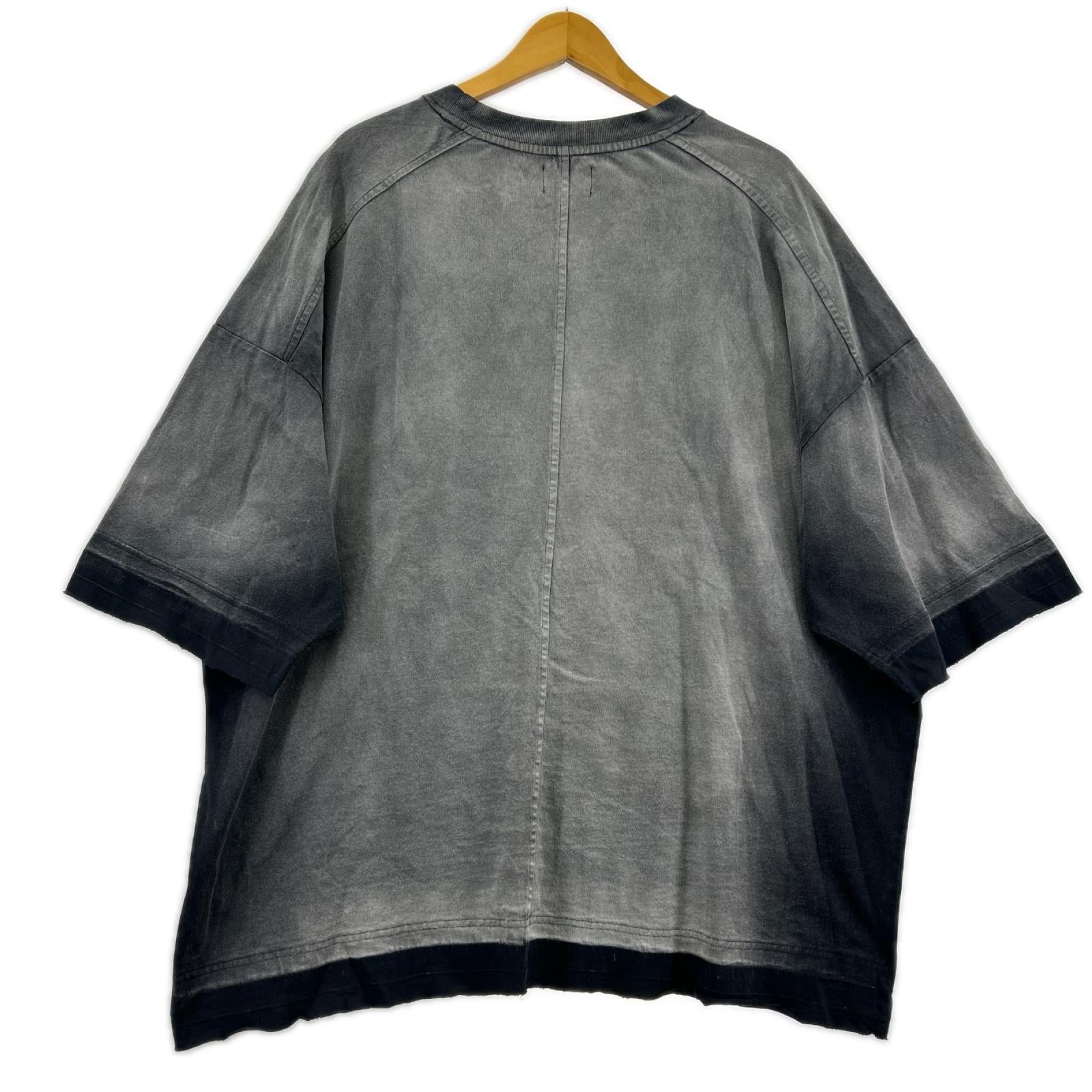 半袖Tシャツ グレー L L ブラック