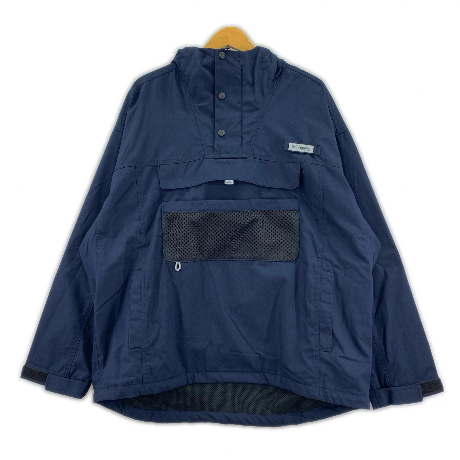 ジャケット × HOUYHNHNM PFG アノラックパーカー 紺 L