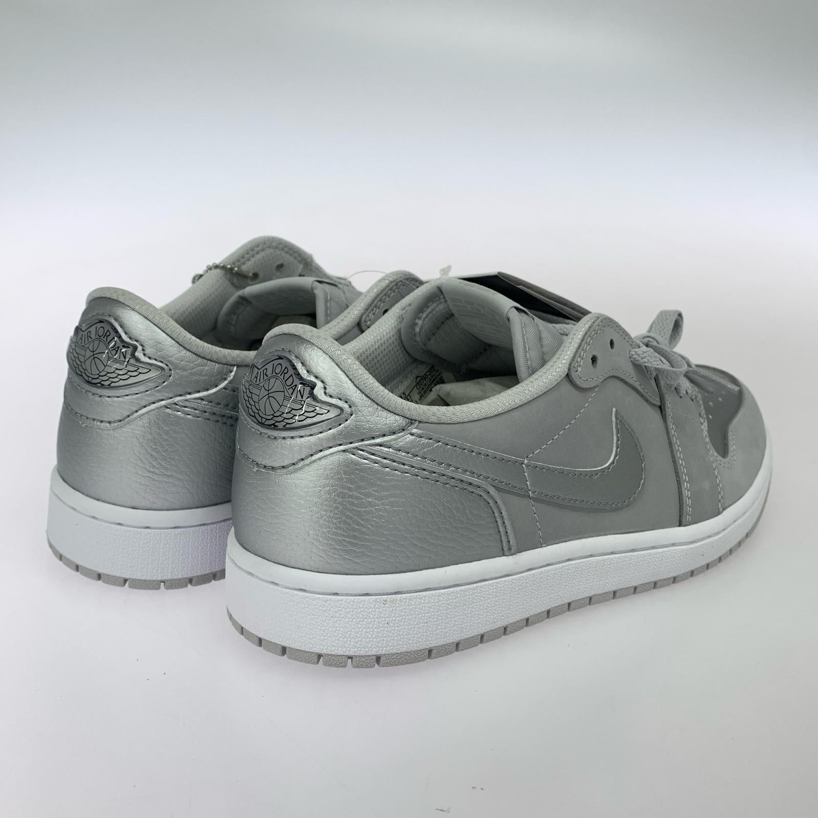 スニーカー AIR JORDAN 1 RETRO LOW OG Silver 27.5cm 27.5cm (US9 1/2 UK9 EU45) シルバー