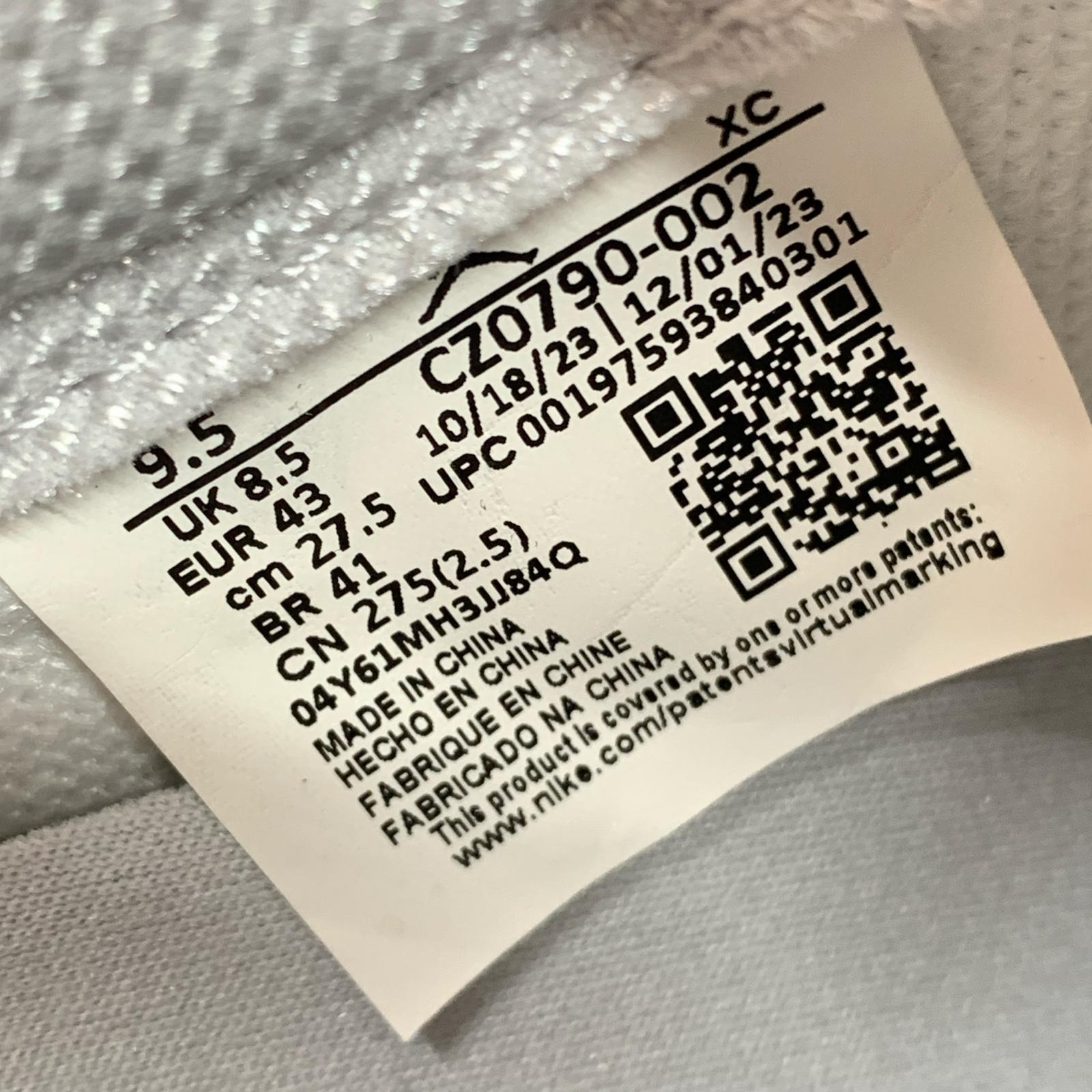 スニーカー AIR JORDAN 1 RETRO LOW OG Silver 27.5cm 27.5cm (US9 1/2 UK9 EU45) シルバー
