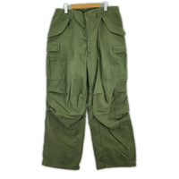 パンツ U.S.ARMY M-65 FIELD PANTS 77年製 SERVAL L グリーン