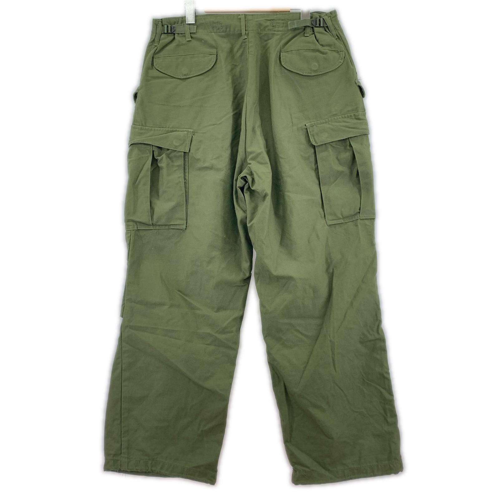 パンツ U.S.ARMY M-65 FIELD PANTS 77年製 SERVAL L グリーン