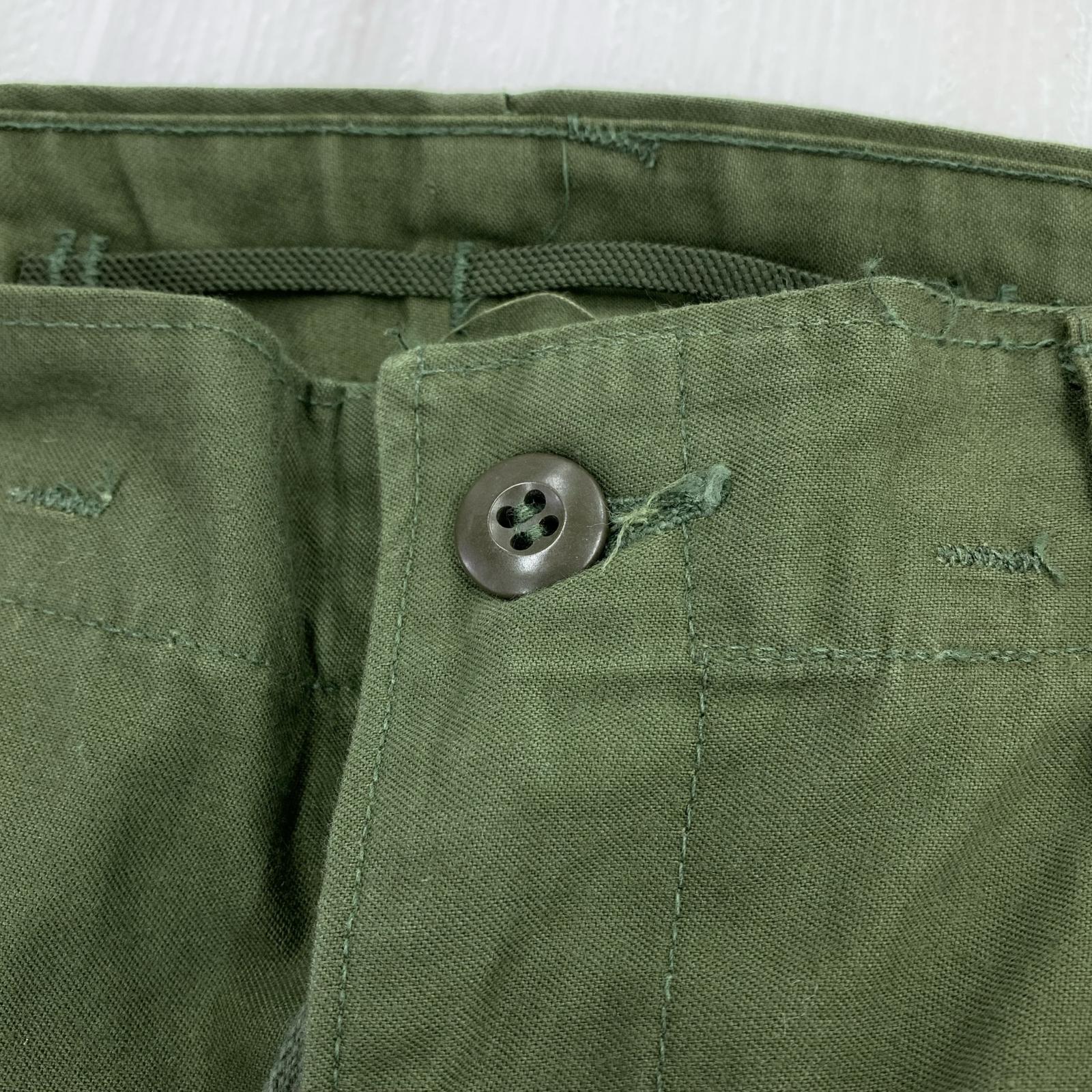 パンツ U.S.ARMY M-65 FIELD PANTS 77年製 SERVAL L グリーン