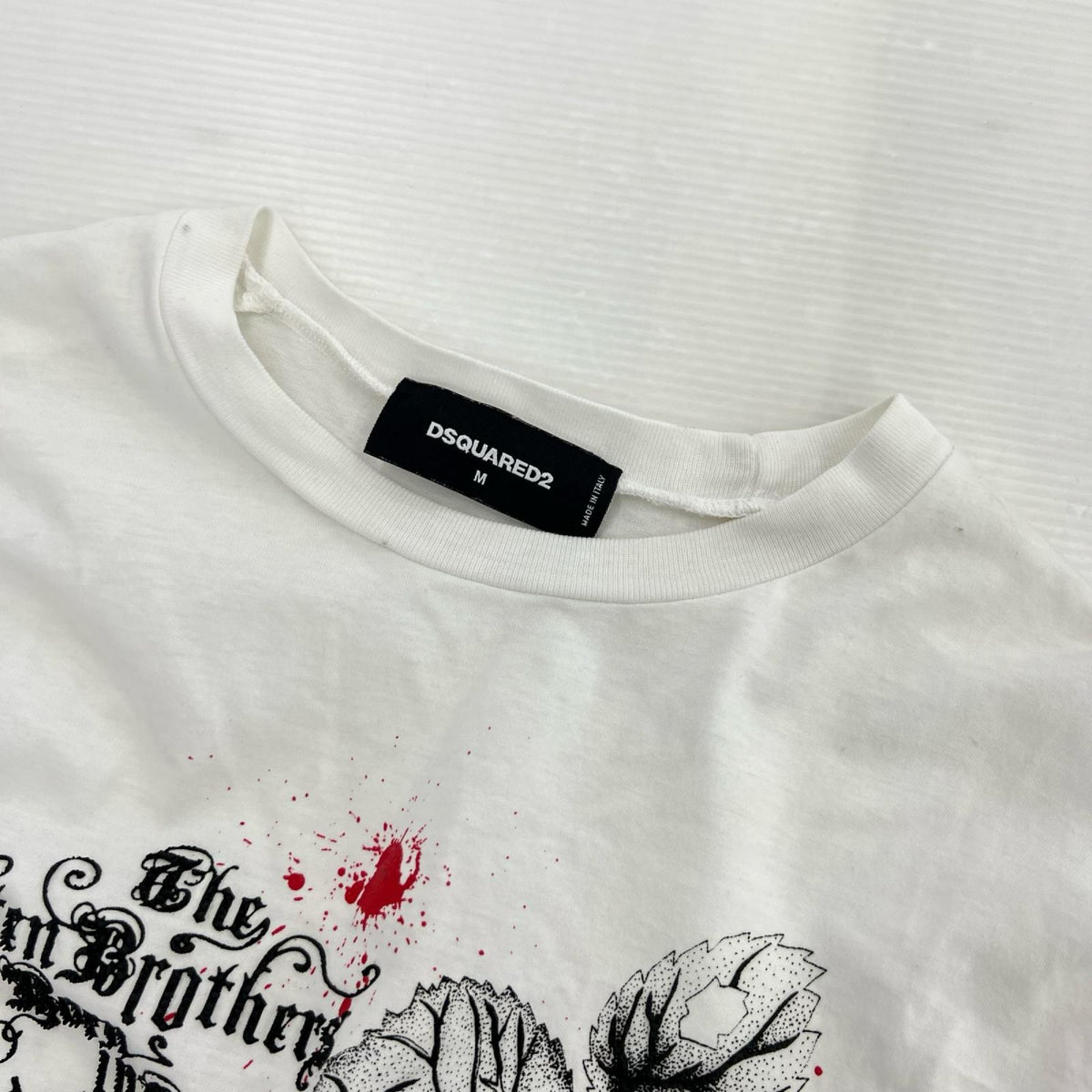 長袖Tシャツ プリントTEE 2 ホワイト M ホワイト