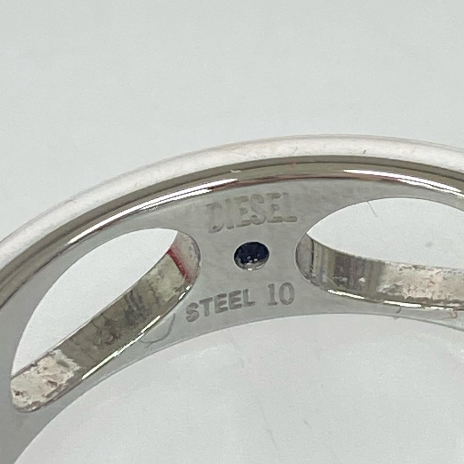 リング・指輪 LOGO RING STEEL オーバルD シルバー