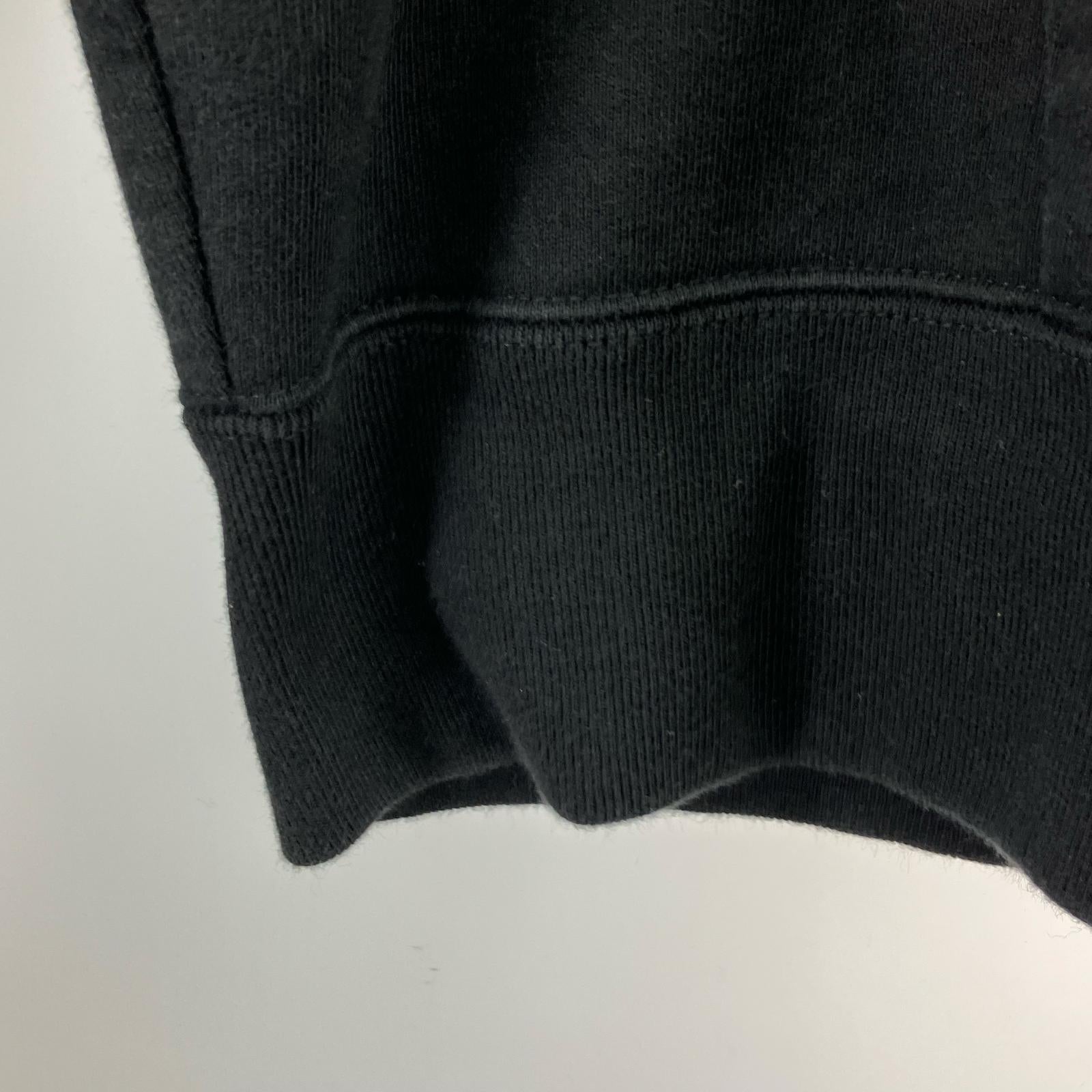 パーカー Contrast Hooded Sweatshirt ブラック(XL) ブラック