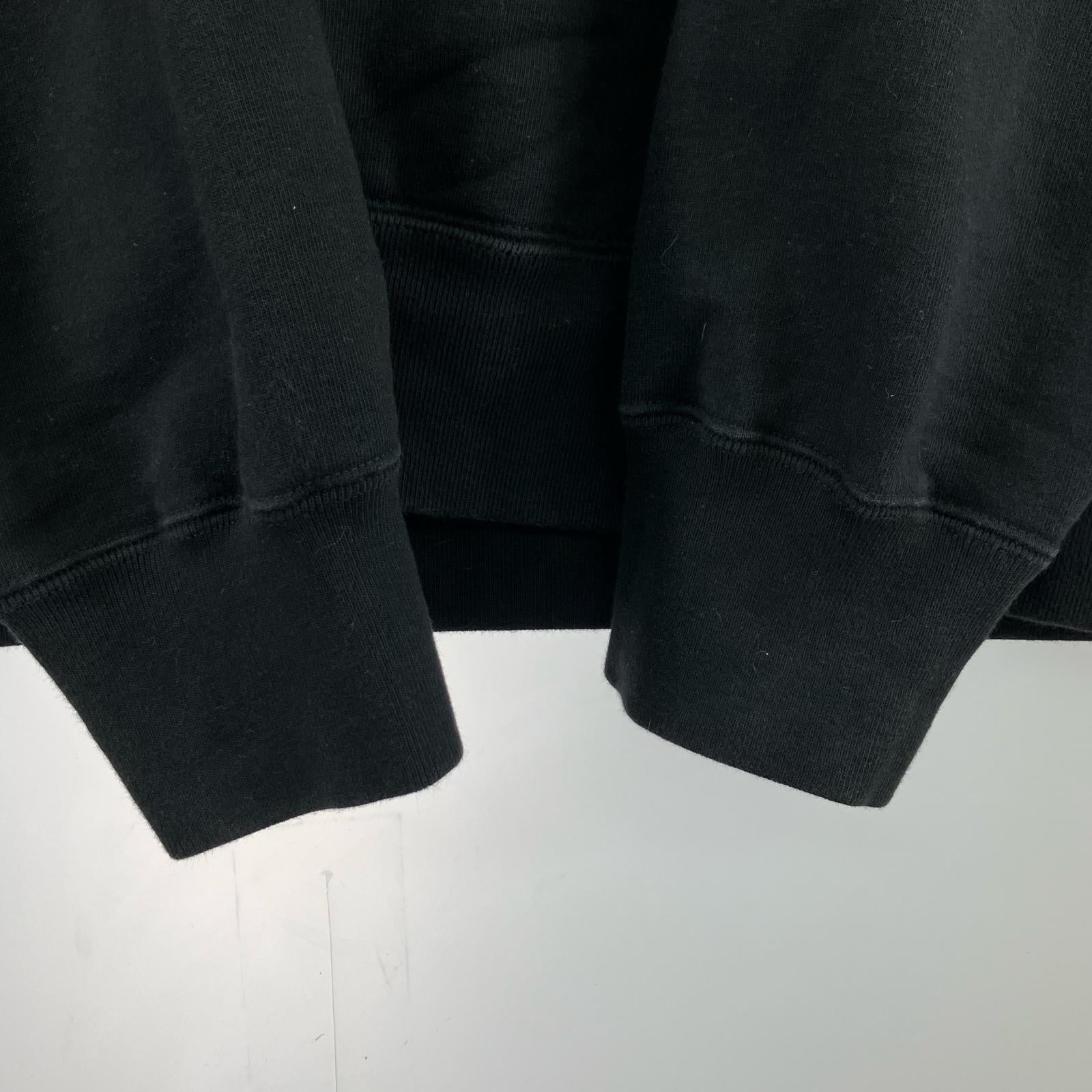 パーカー Contrast Hooded Sweatshirt ブラック(XL) ブラック