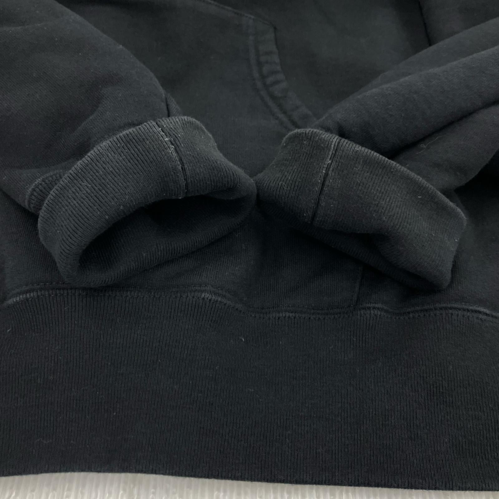 パーカー Contrast Hooded Sweatshirt ブラック(XL) ブラック