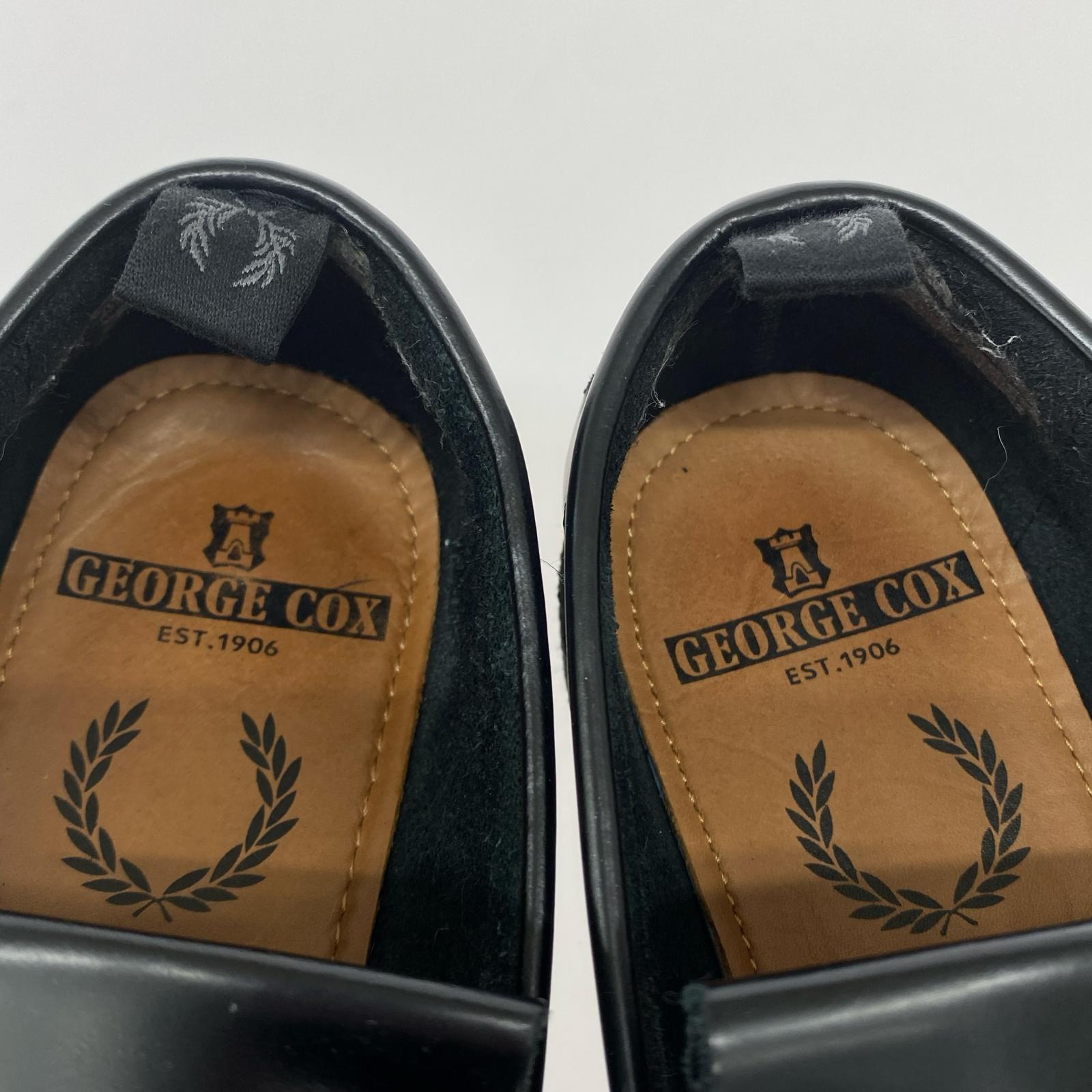 シューズ ×FRED PERRY タッセルローファー 黒 (7) ブラック