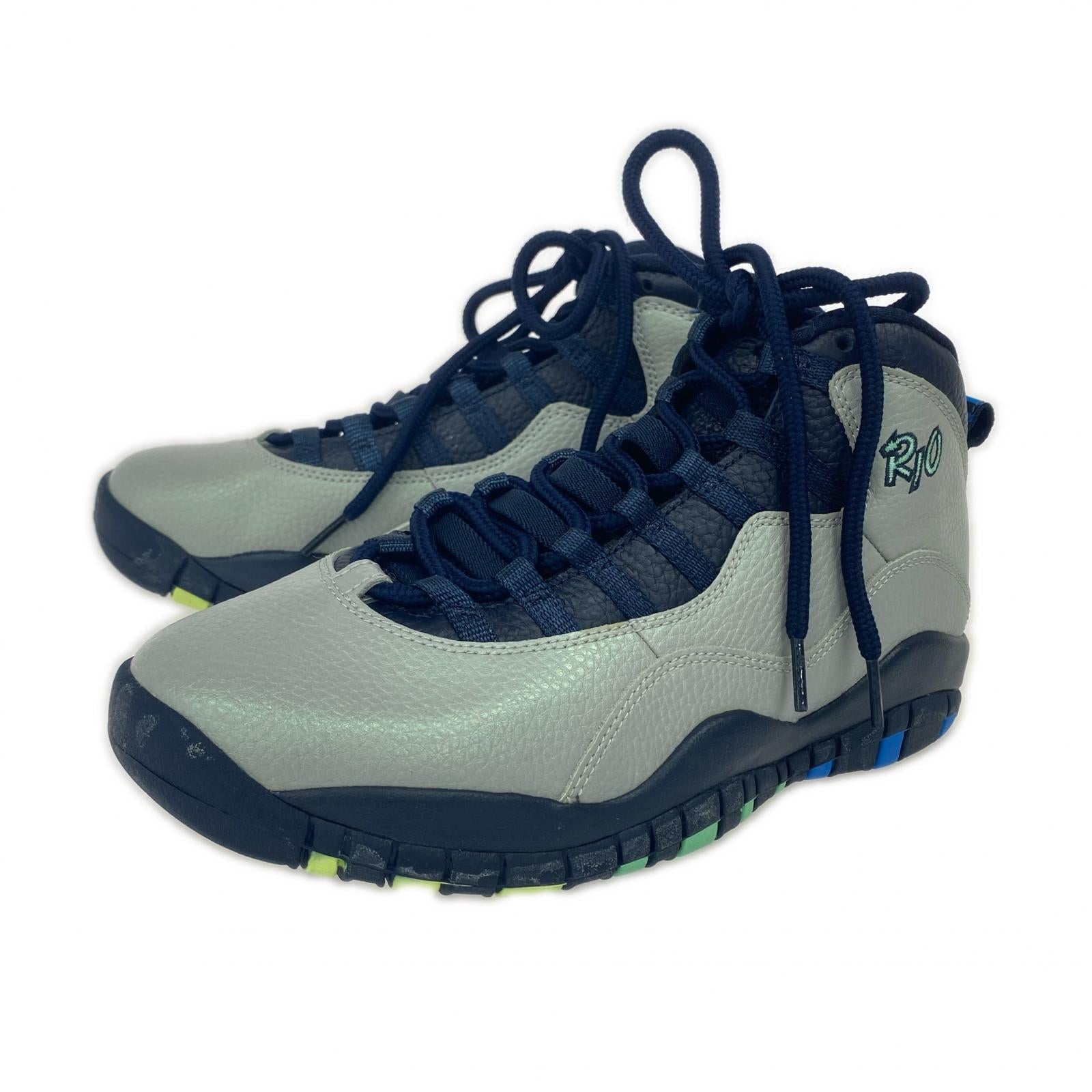 スニーカー AIR JORDAN 10 RIO 25.0cm US7 25cm (US7 UK6 1/2 EU40) グレー