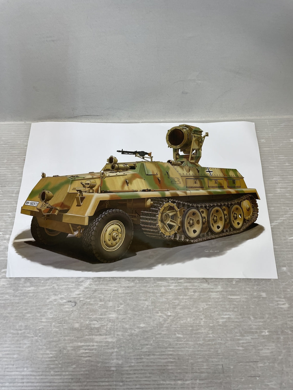 1/35 独・sWSハーフトラック装甲タイプ・赤外線照射型ウーフー ミリタリープラモ