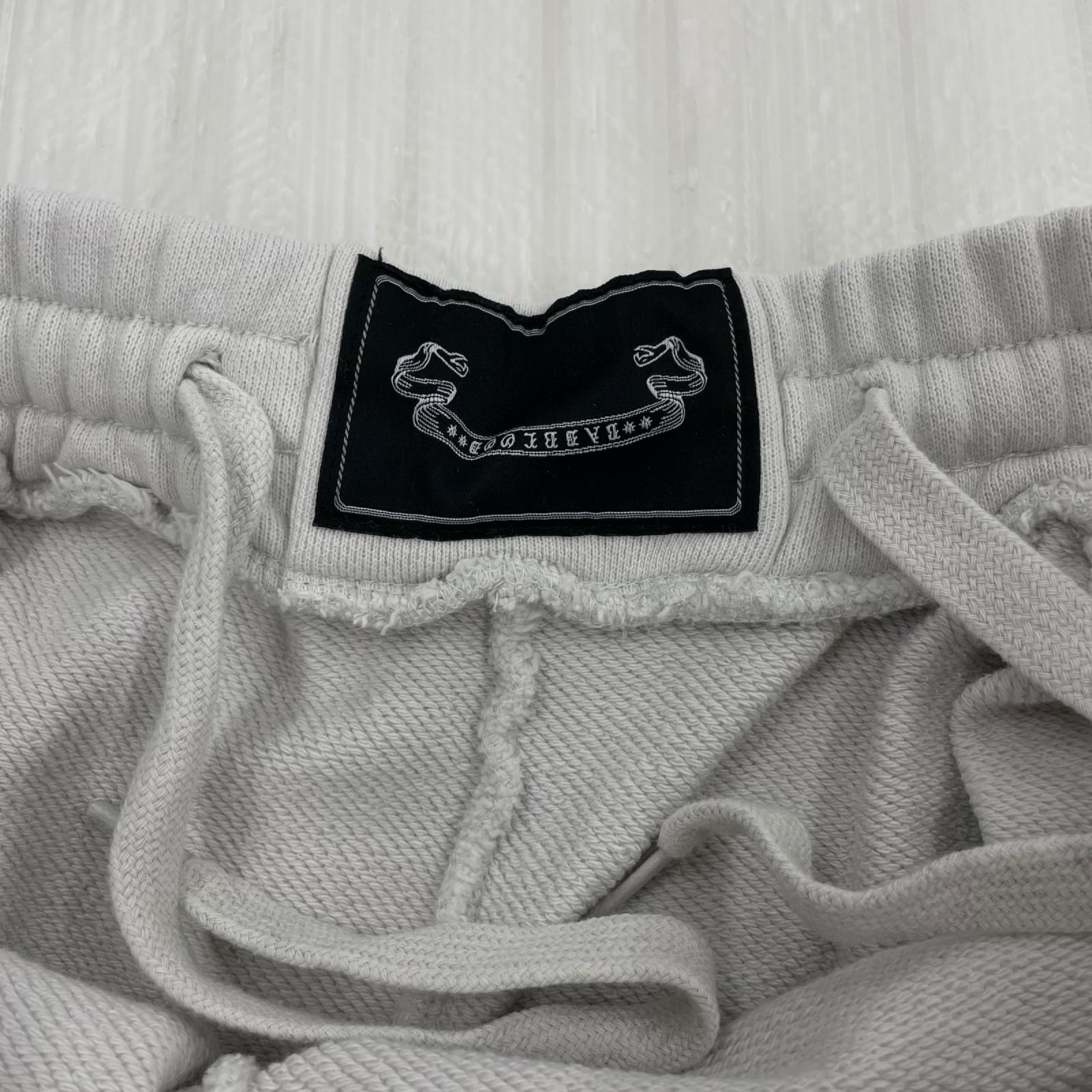 パンツ プリントワイドスウェットパンツ GRY (-) M グレー