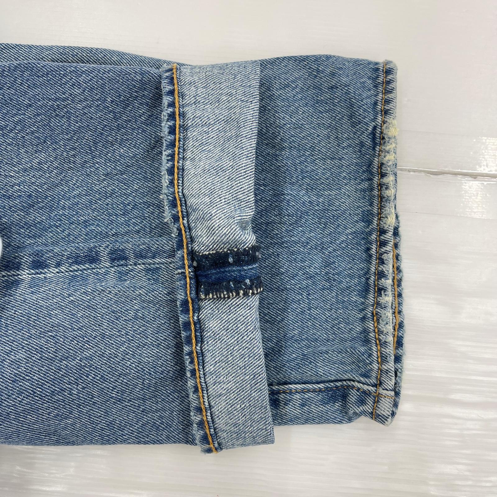 デニムパンツ ×STUSSY embossed 501(W34 L32) ブルー