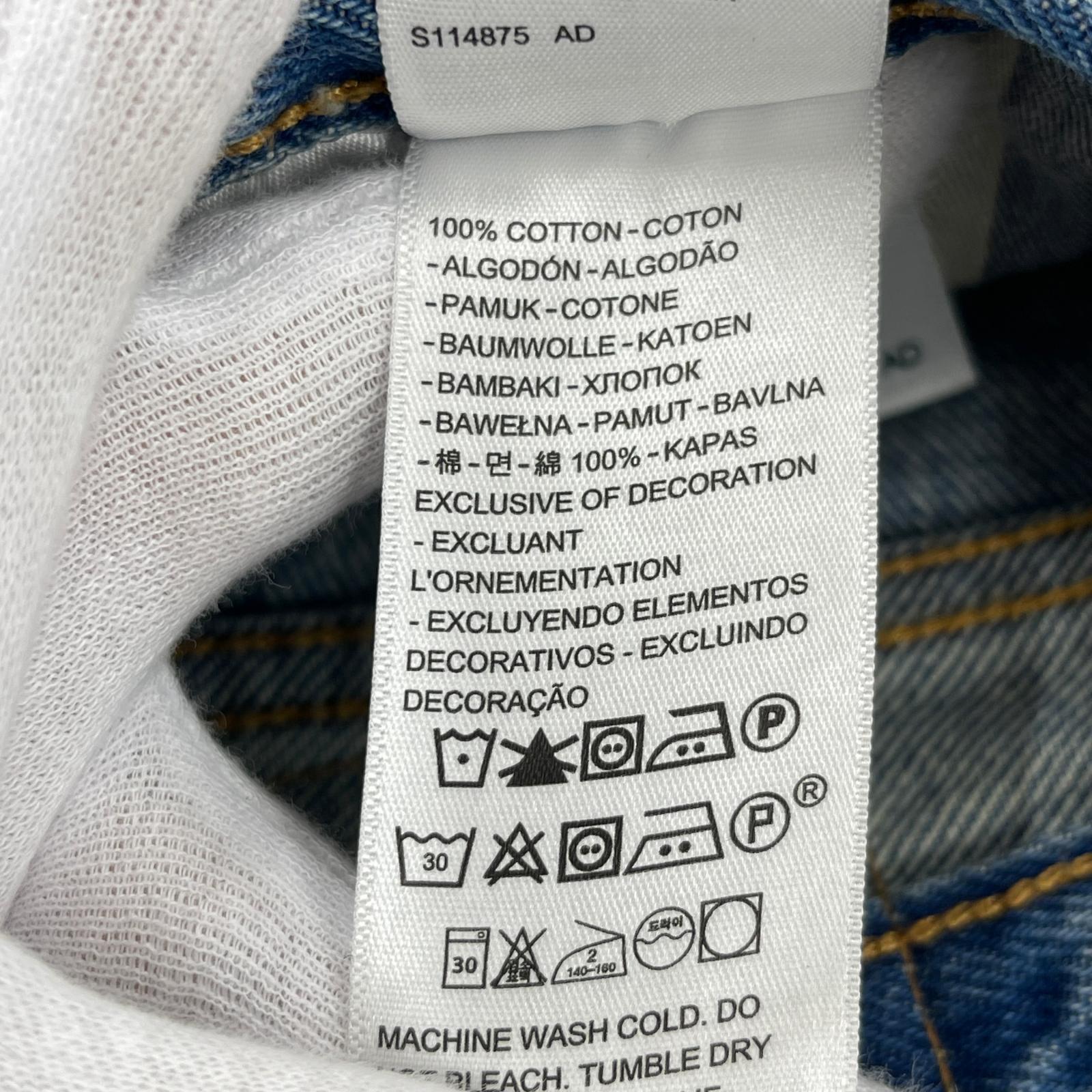 デニムパンツ ×STUSSY embossed 501(W34 L32) ブルー