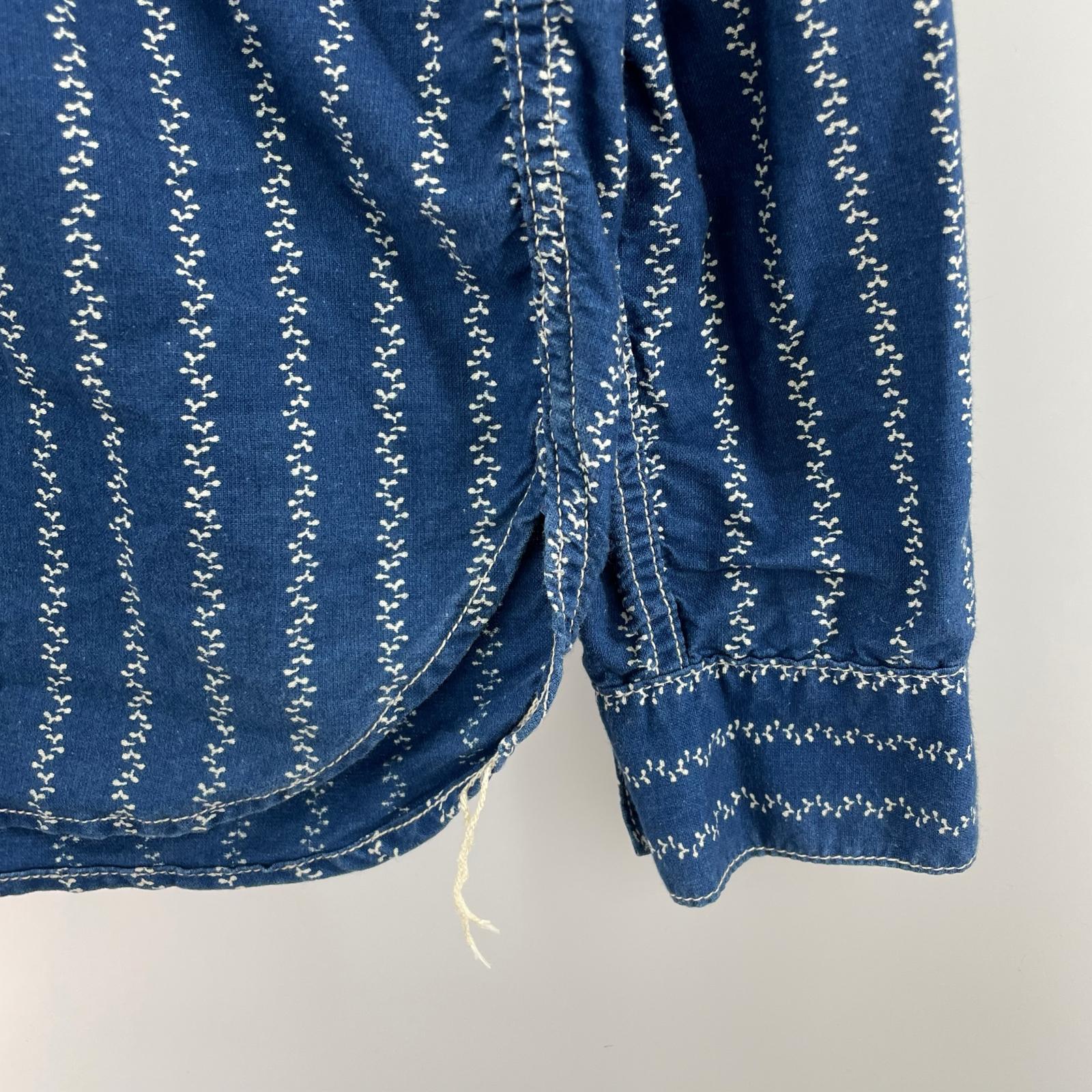 長袖シャツ DOUBLE DIAMOND L/S シャツ ブルー 15