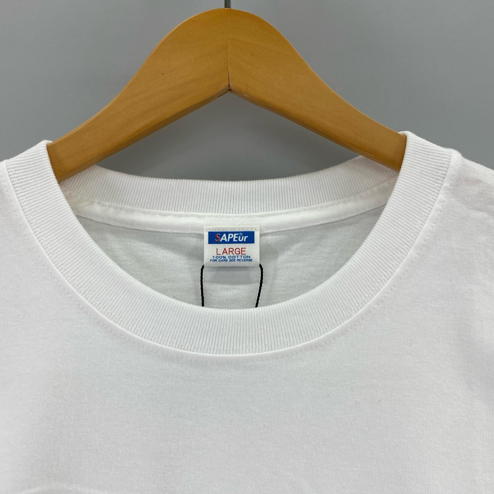 半袖Tシャツ SAPeur 空を横切る飛行雲展コラボ 限定 寮長 S/S TEE L ホワイト