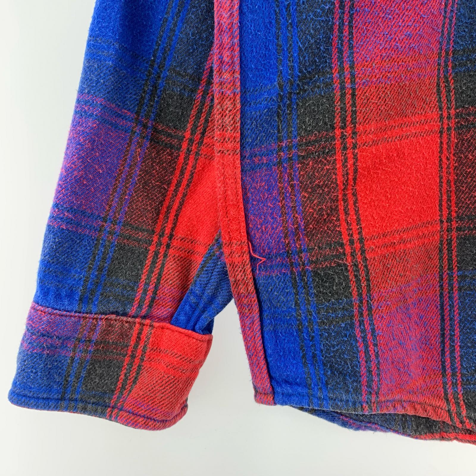 長袖シャツ MELTON チェックネルシャツ L