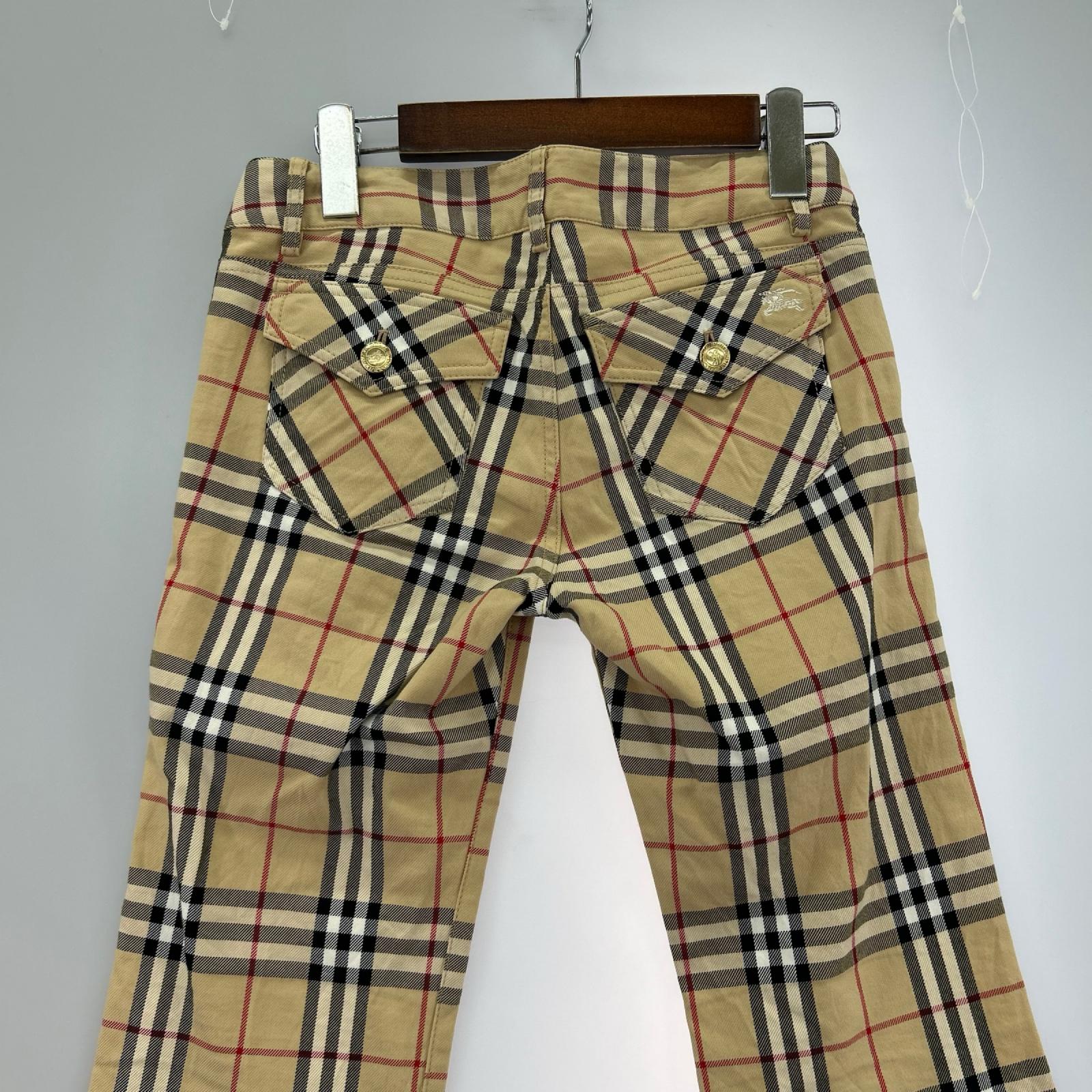 パンツ チェック ベージュ(34) 34 ベージュ