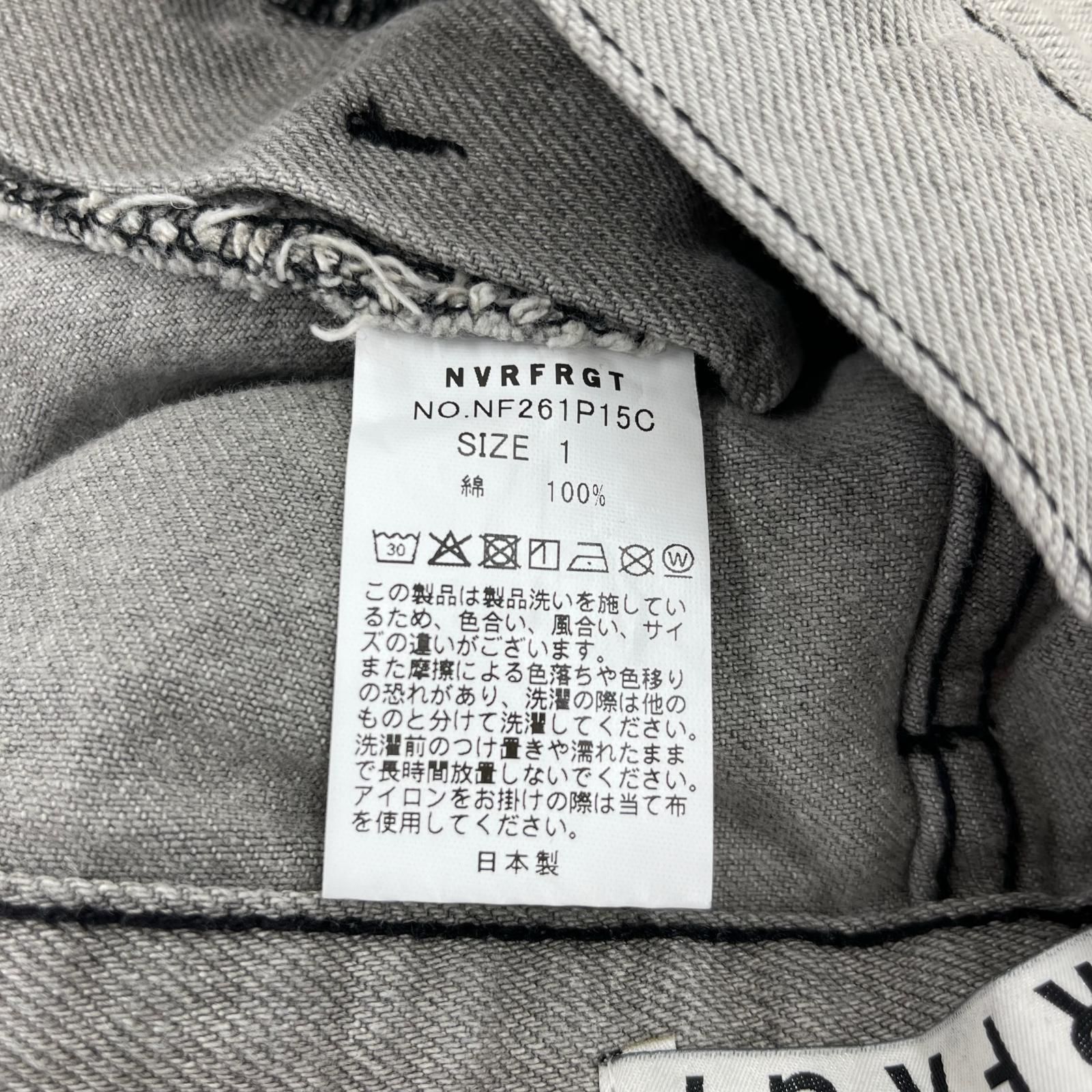 デニムパンツ NF261P15C LIGHT FADED GREY (1) ブラック