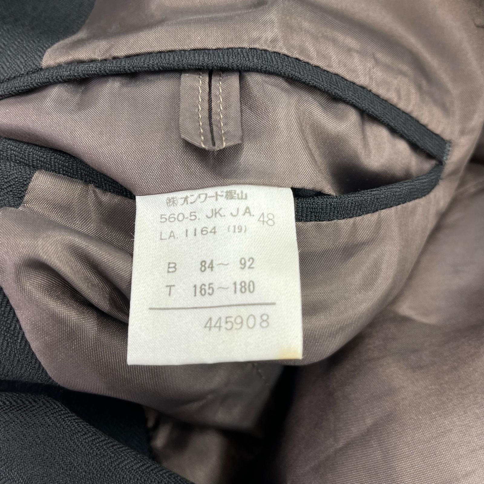 テーラードジャケット JEAN-PAUL GAULTIER ARCHIVE ダブルブレストテーラードジャケット 黒 (48) 48 ブラック