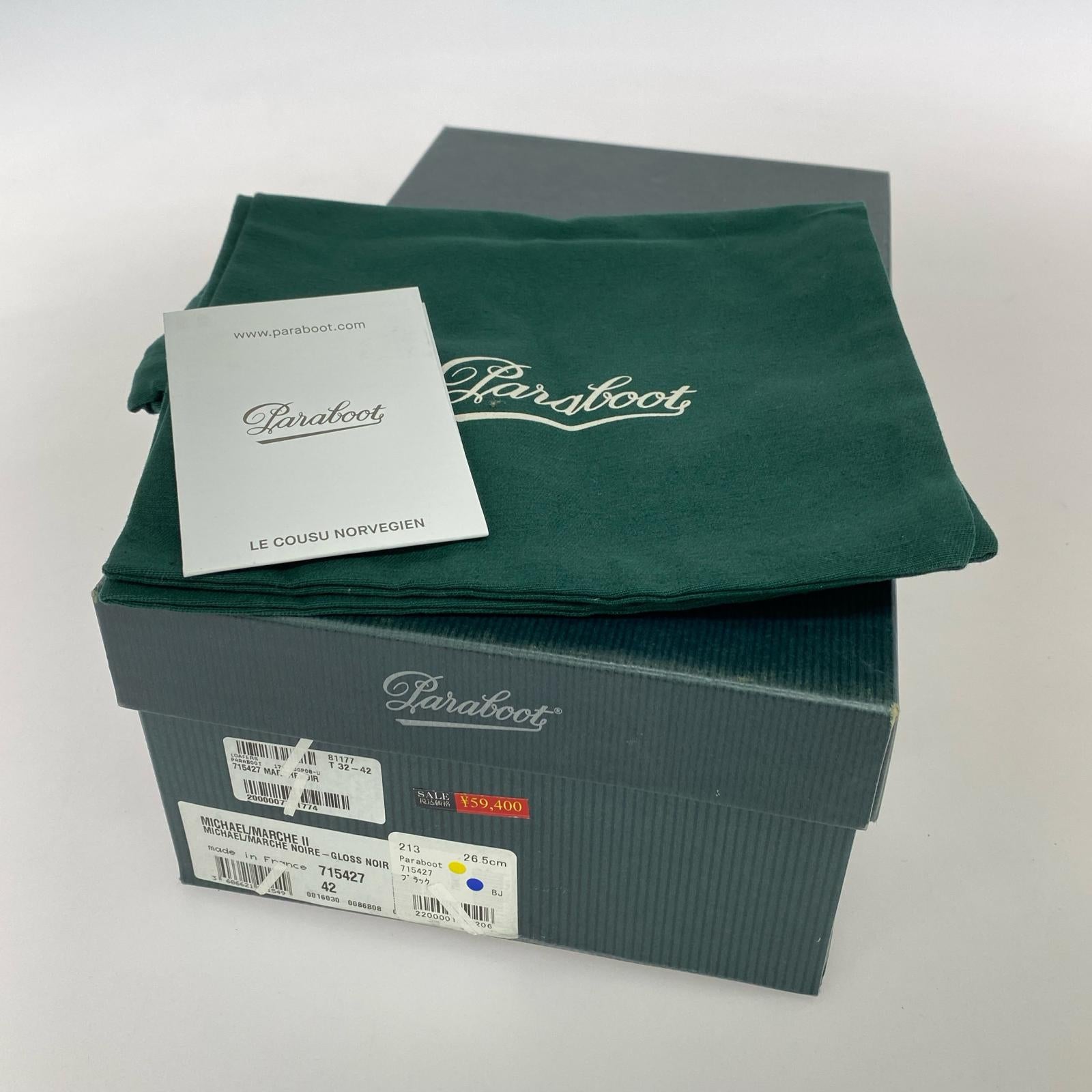 シューズ Paraboot MICHAEL II 715427 黒 (42) ブラック