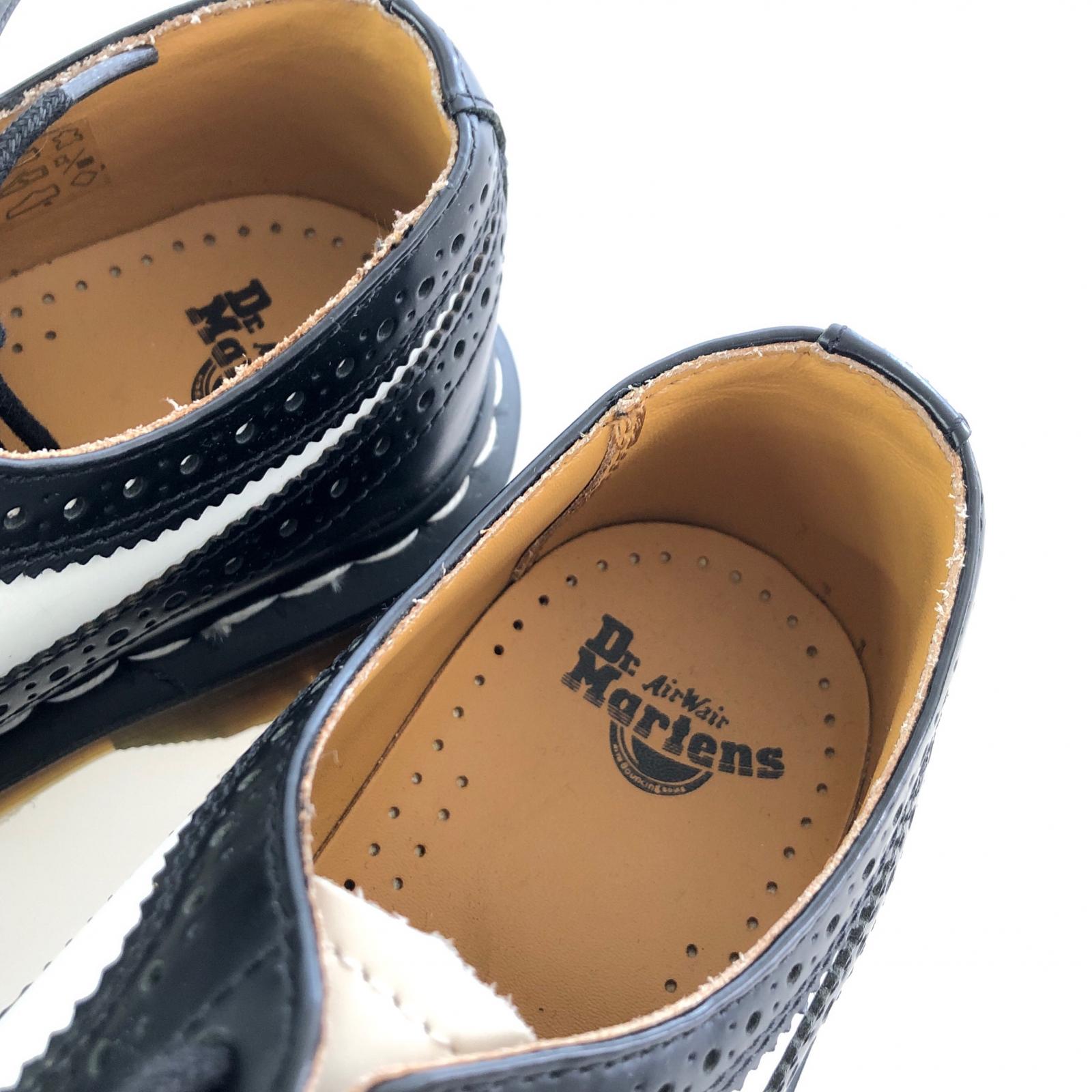 シューズ Dr.Martens 3989 バイカラーBK/WH UK5(24.0) ブラック