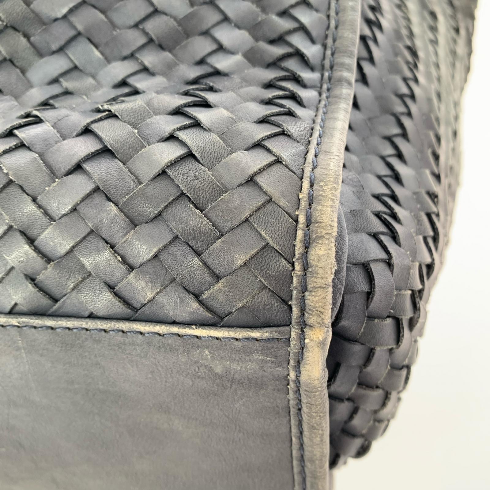 その他バッグ tiberio ferretti 編み込み 青