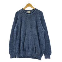 ニット ロールネックニット (L-REG) インディゴ ネイビー L