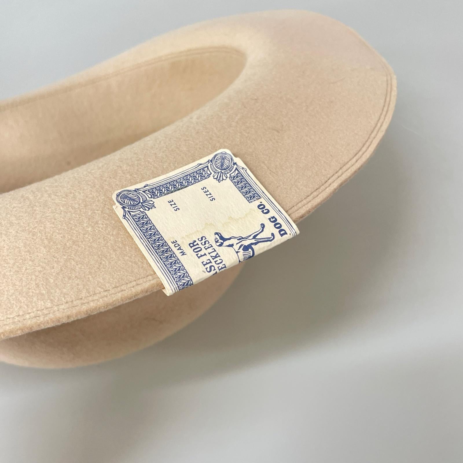 ハット THE H.W.DOG&CO. ウールハット 40 ベージュ