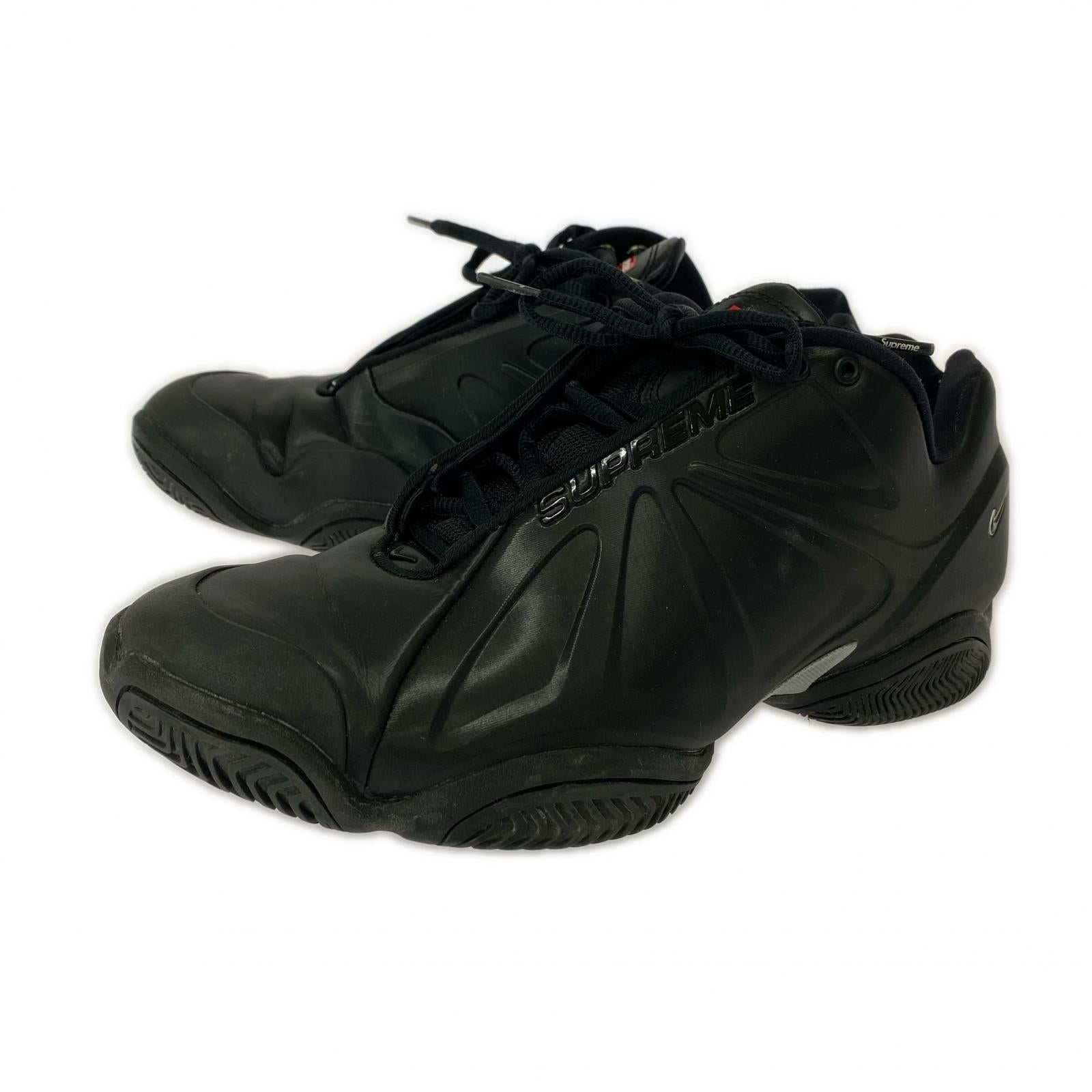 スニーカー ×Supreme Air Zoom Courtposite Black 27cm (US9 UK8 1/2 EU44) ブラック