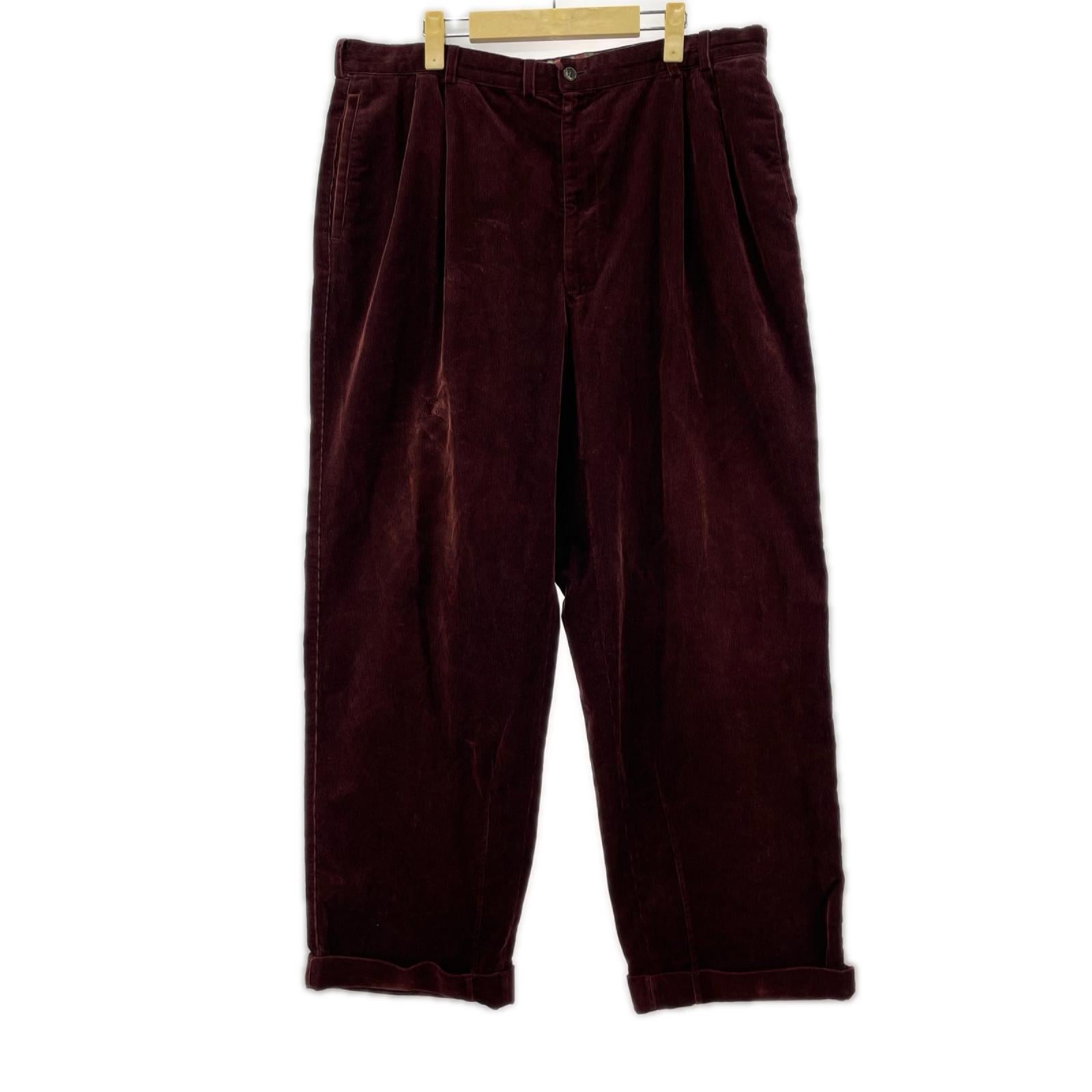 パンツ PAPAS コーデュロイパンツ 赤 レッド