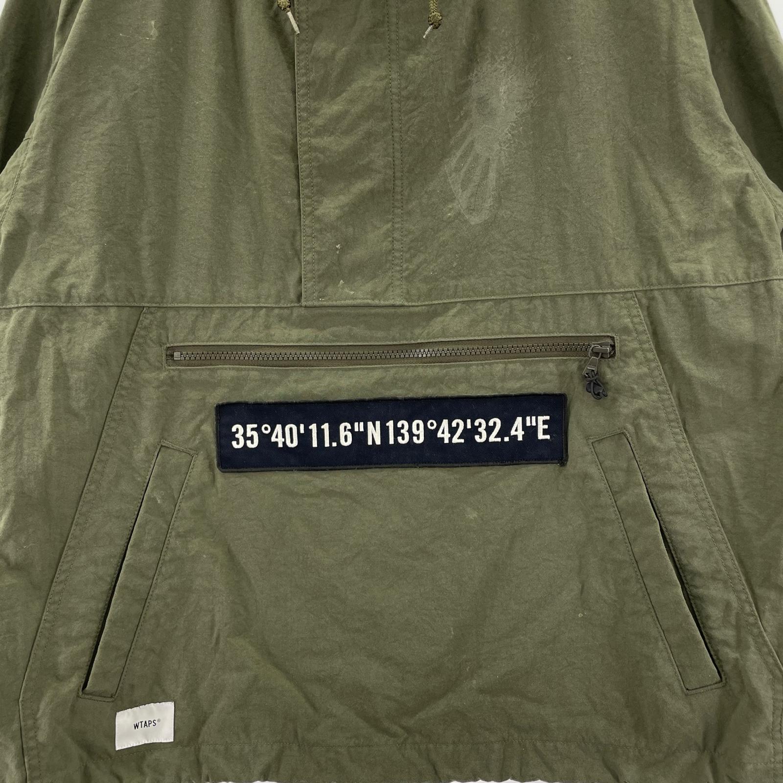 ジャケット 191WVDT-JKM02 NYLON PULLOVER カーキ