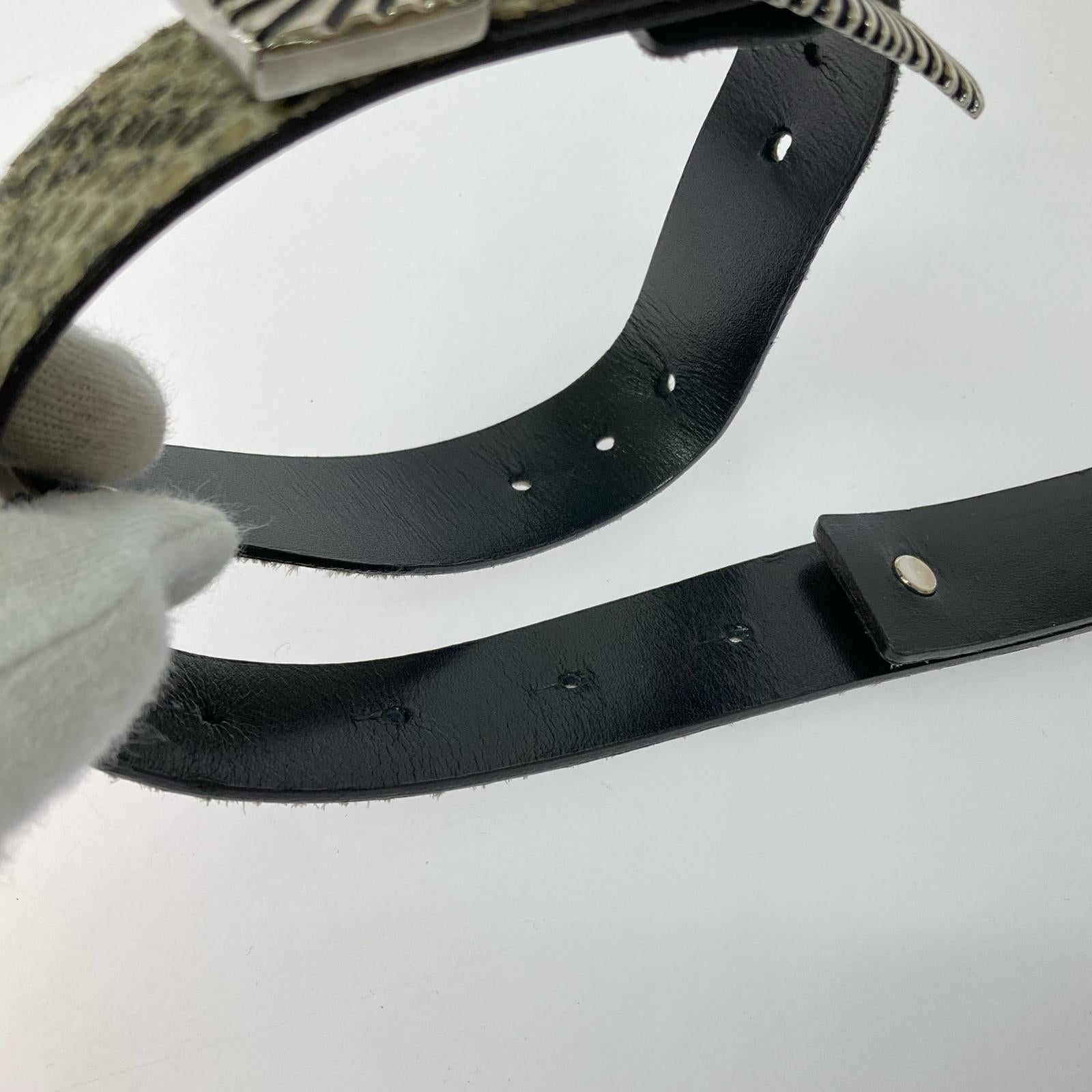 その他アクセサリー ダブルバックル ベルト ブラック