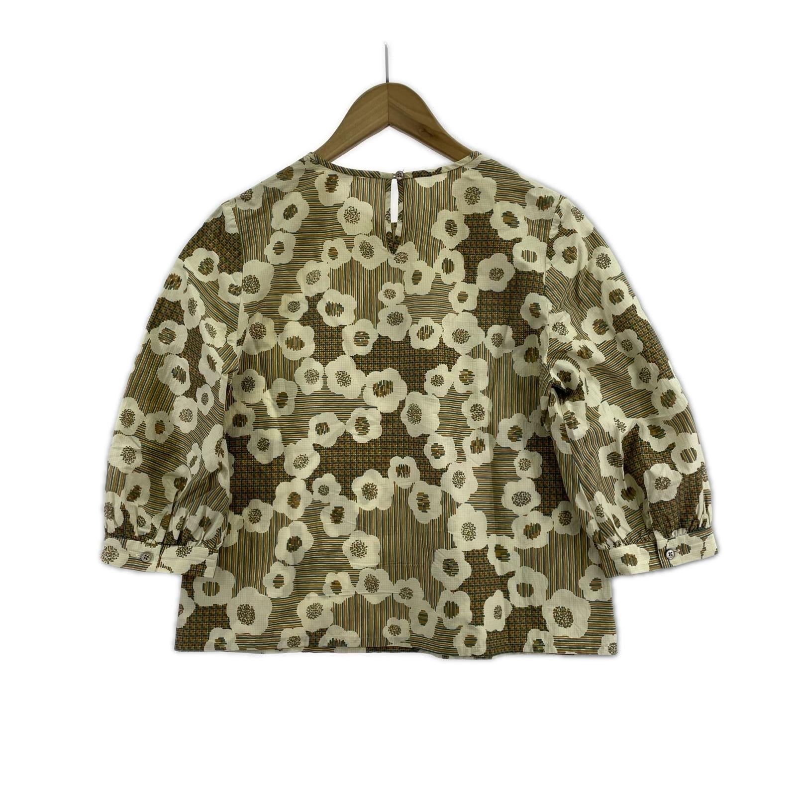 半袖Tシャツ flower dance カットソー 38 ベージュ