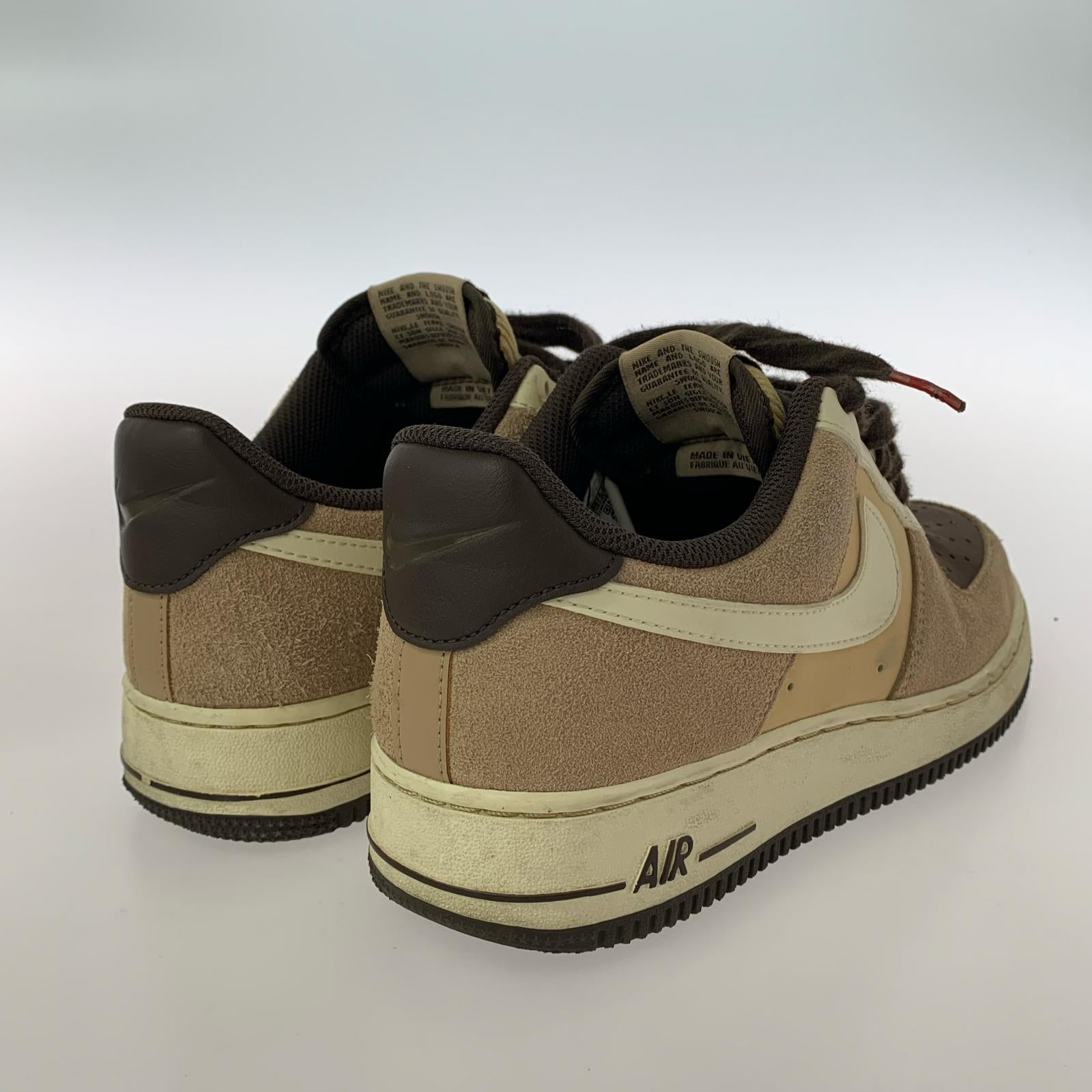 スニーカー AIR FORCE 1 07 LV8 EMB(25.5) 25.5cm (US7 1/2 UK7 EU41) ブラウン