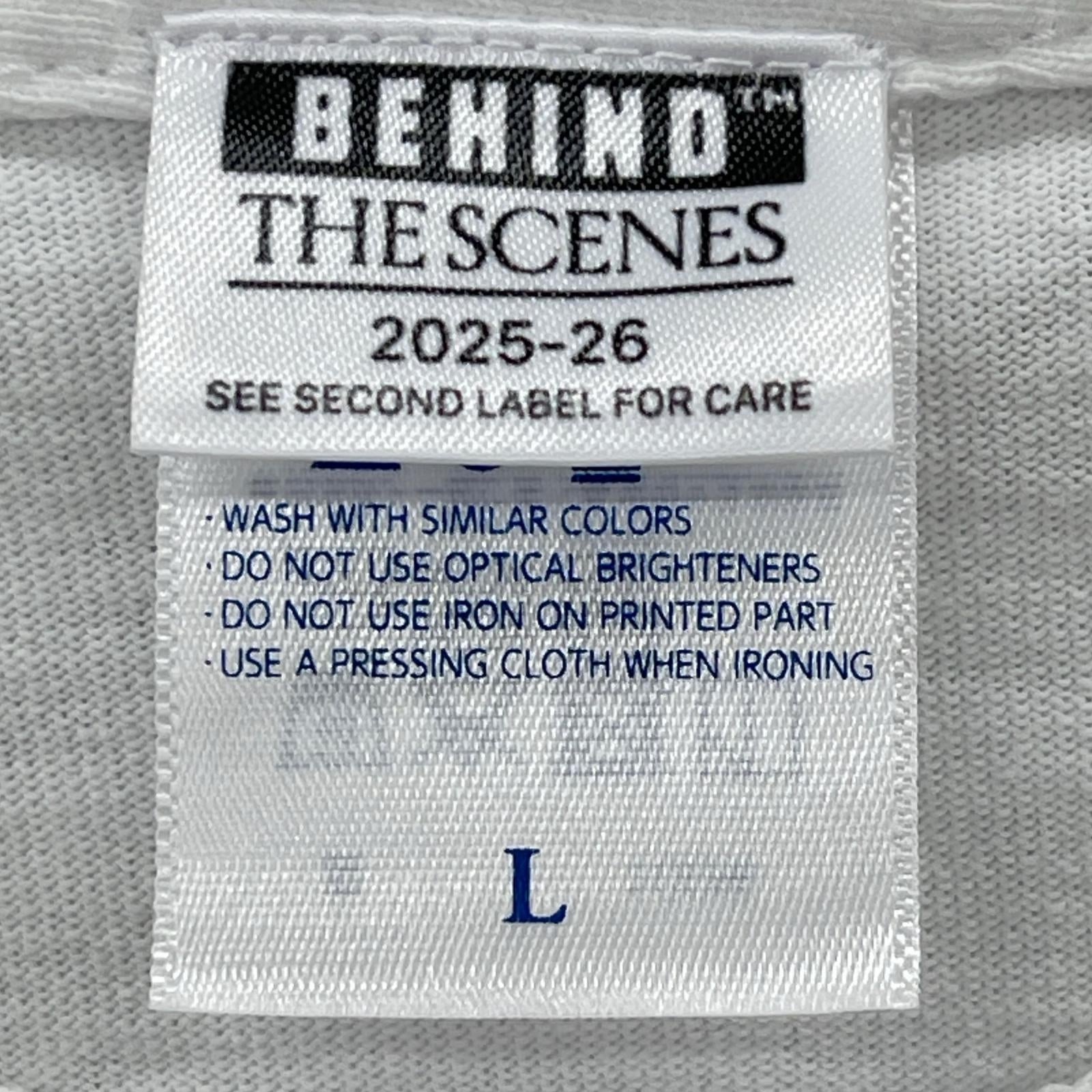 半袖Tシャツ BEHIND THE SCENE/Trainspotting/公開30周年を記念 L ホワイト