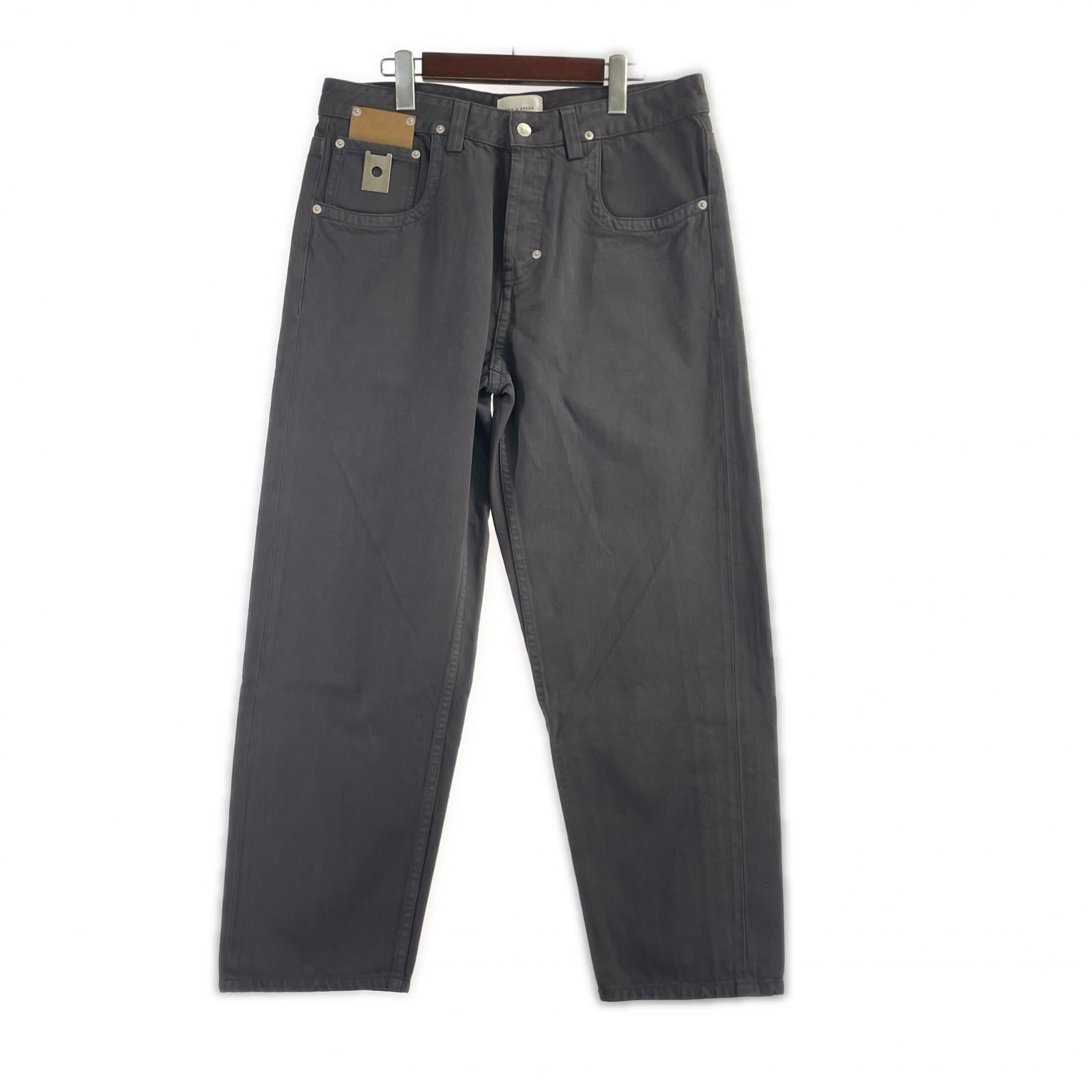 デニムパンツ CRAIG GREEN デザインブラックデニムパンツ M グレー M グレー
