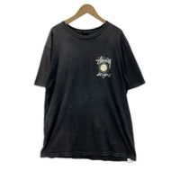半袖Tシャツ 両面プリント L ブラック