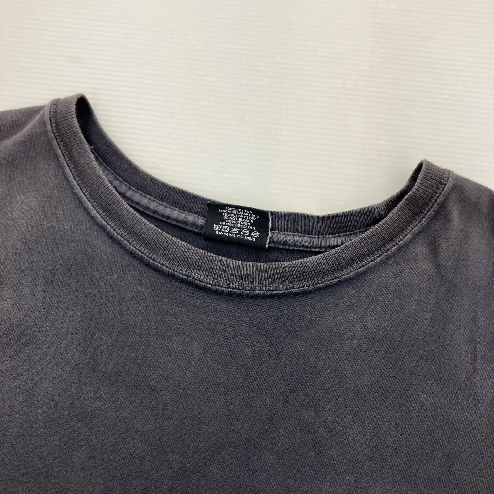 半袖Tシャツ 両面プリント L ブラック