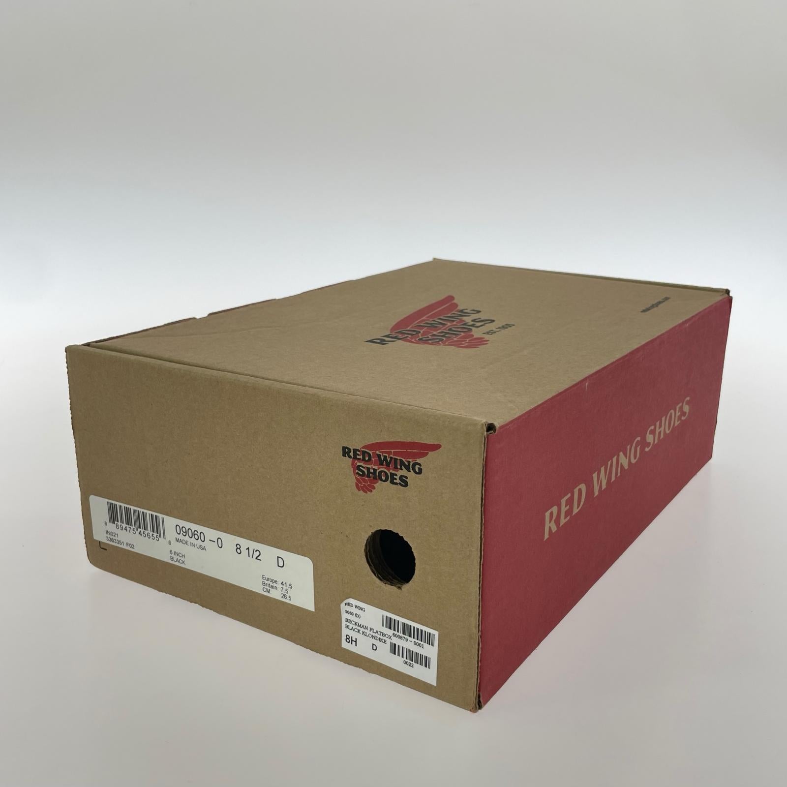 ブーツ BECKMAN BOOTS FLAT BOX 26.5cm (US8 1/2 UK8 EU43) ブラック