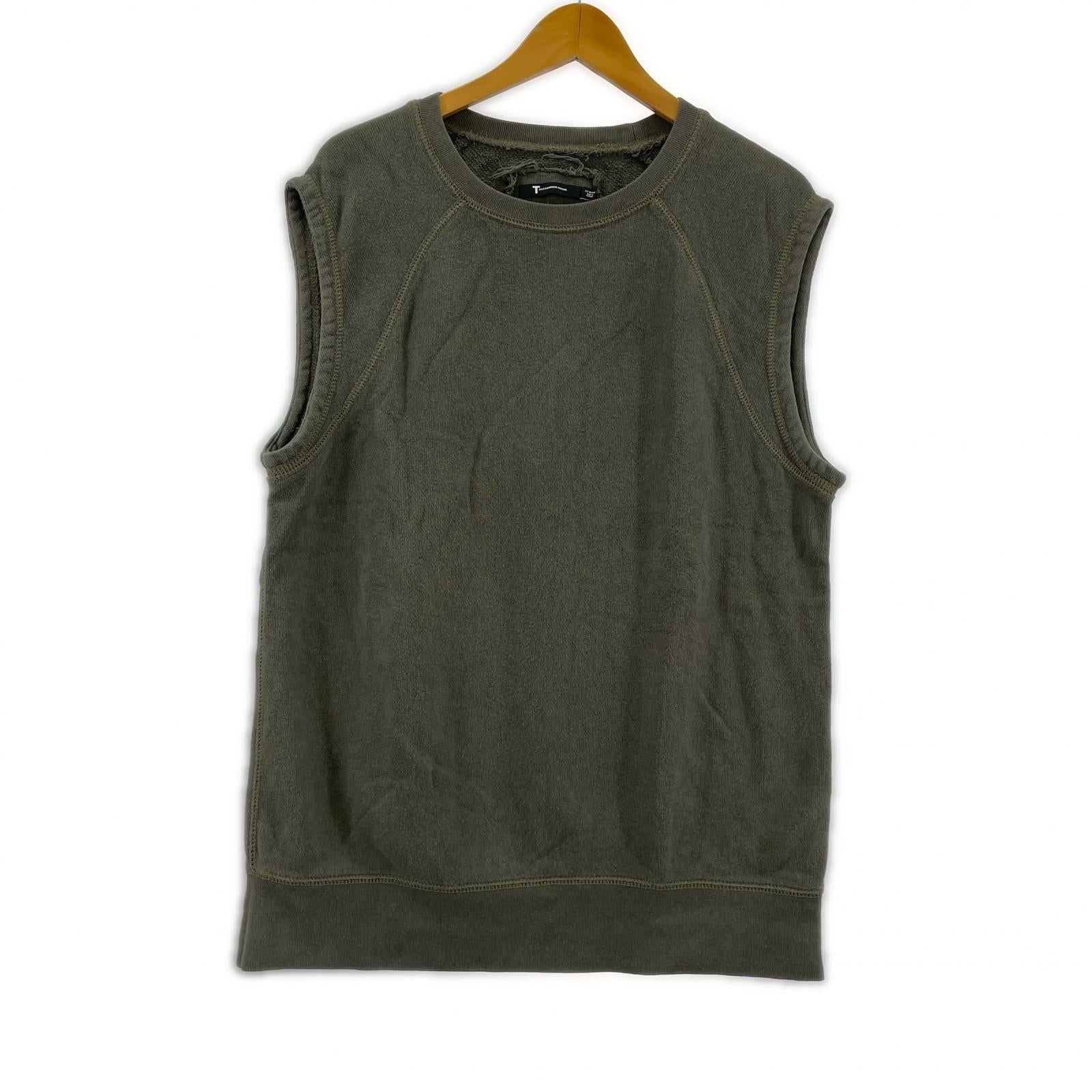 長袖シャツ スウェットベスト GRN M M カーキ