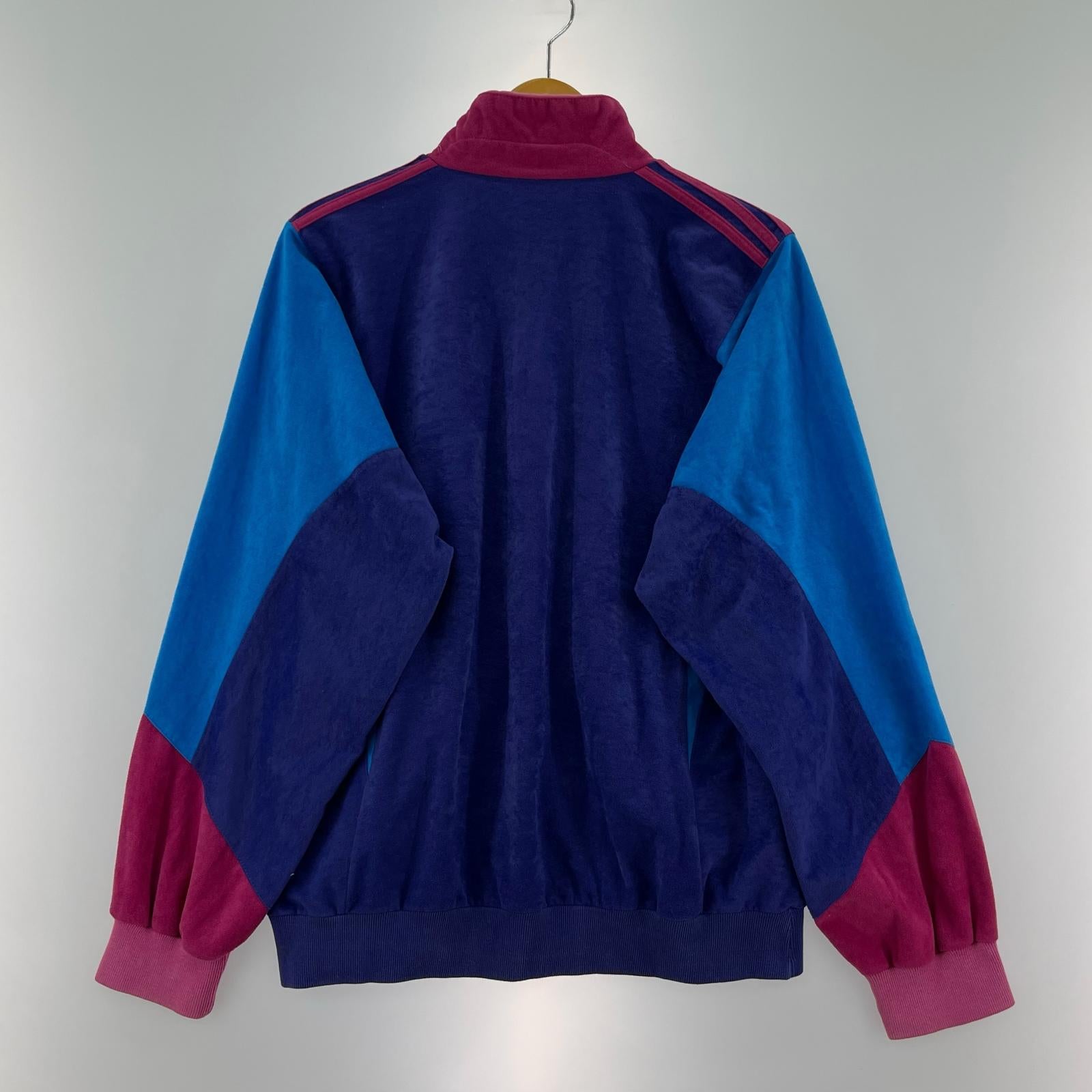 長袖Tシャツ adidas 80s ベロア トラックジャケット (M)