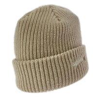 ニットキャップ Loose Gauge Beanie ベージュ