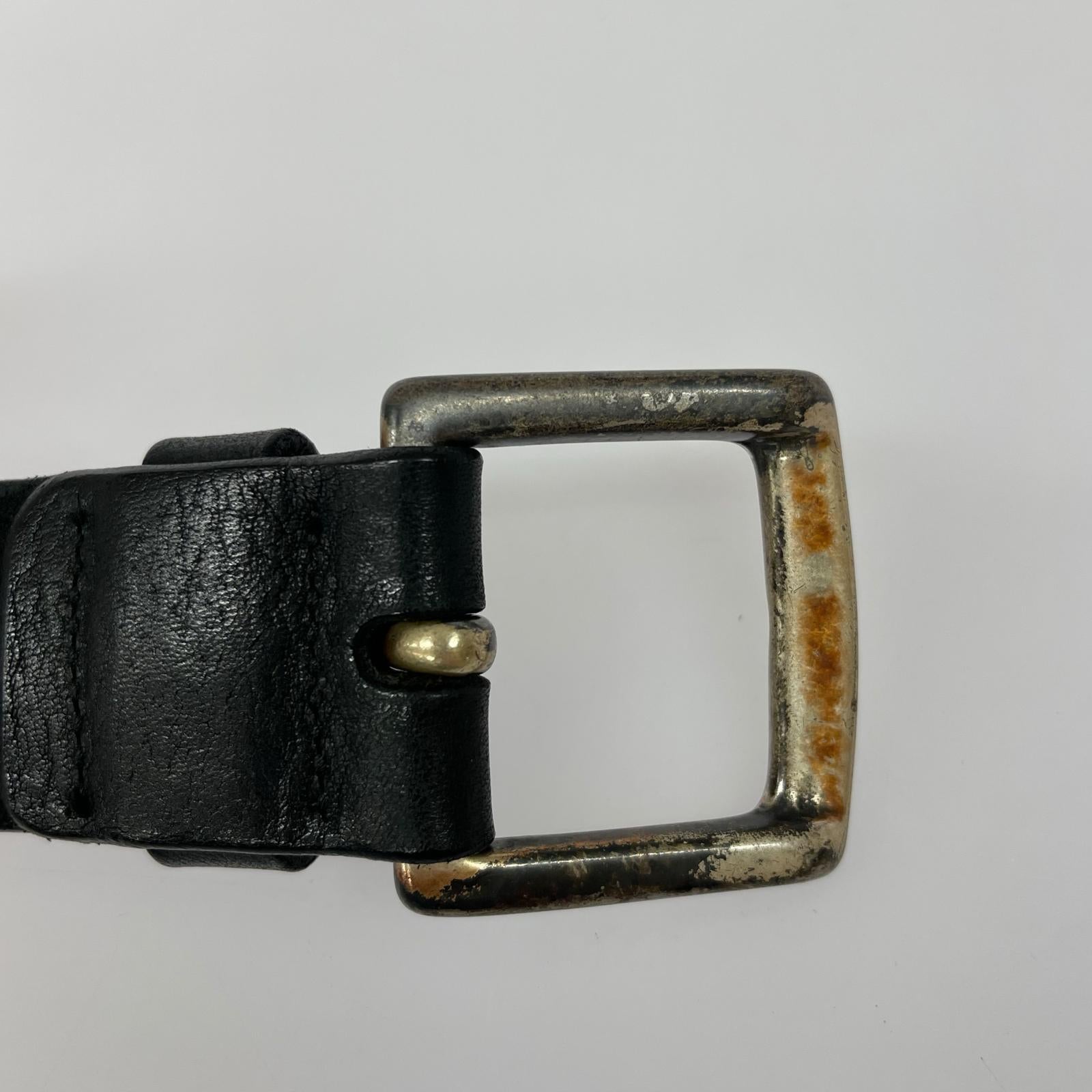 その他アクセサリー スタッズ レザーベルト 黒 ブラック